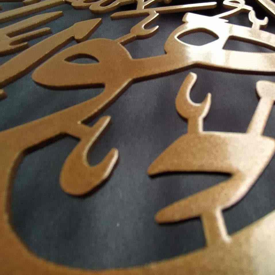 Metal Islamic Bookend - Allah & Mohammad | Muslim Home Decor - Image 20