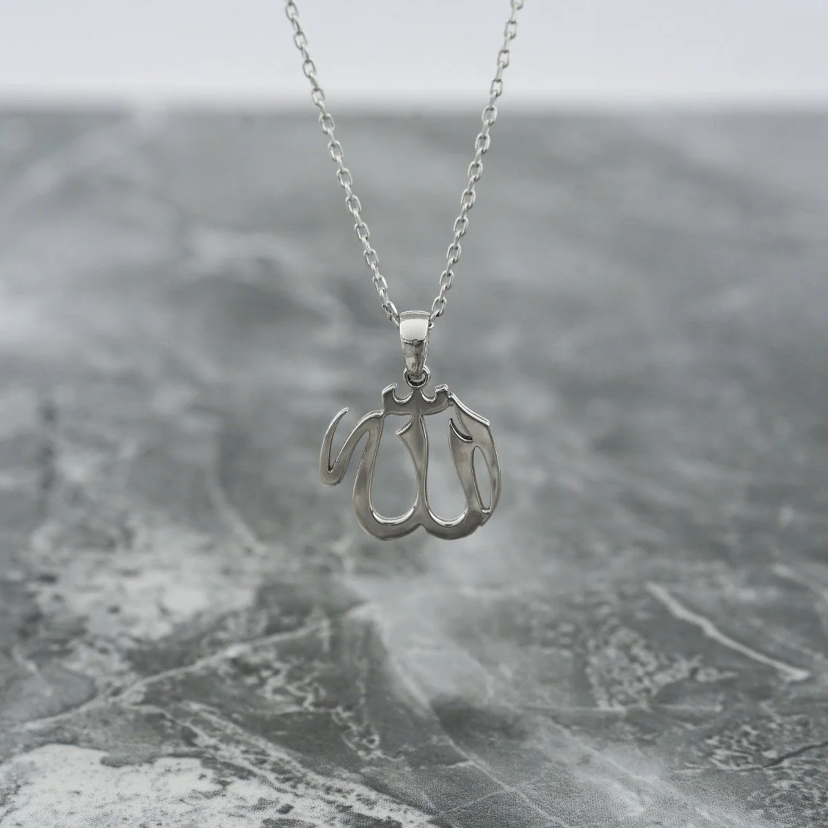Allah Necklace | Muslim Jewelry - 18K Gold Plated Silver Pendant - Image 5