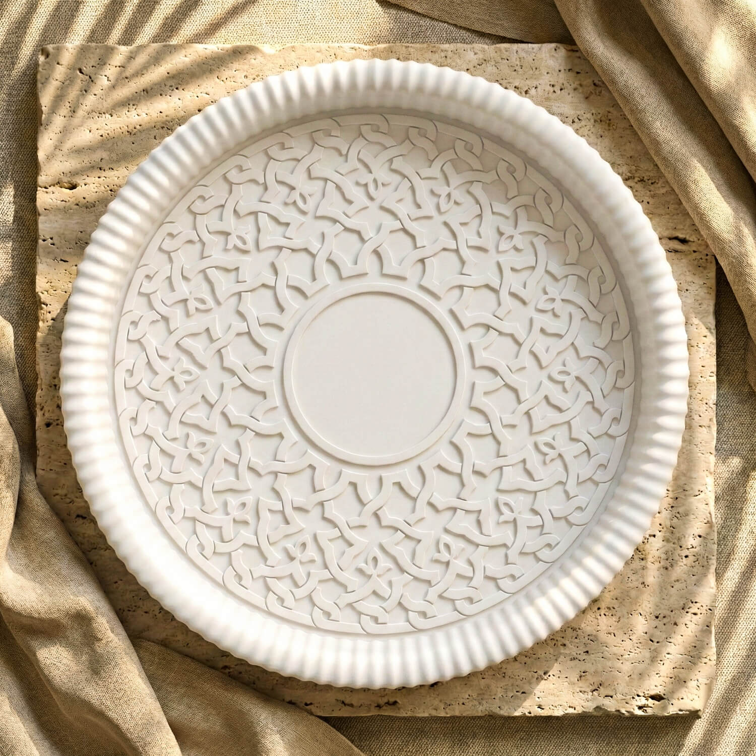 Aslam Al Silahdar Geometric Medallion – Catchall Tray - Image 2