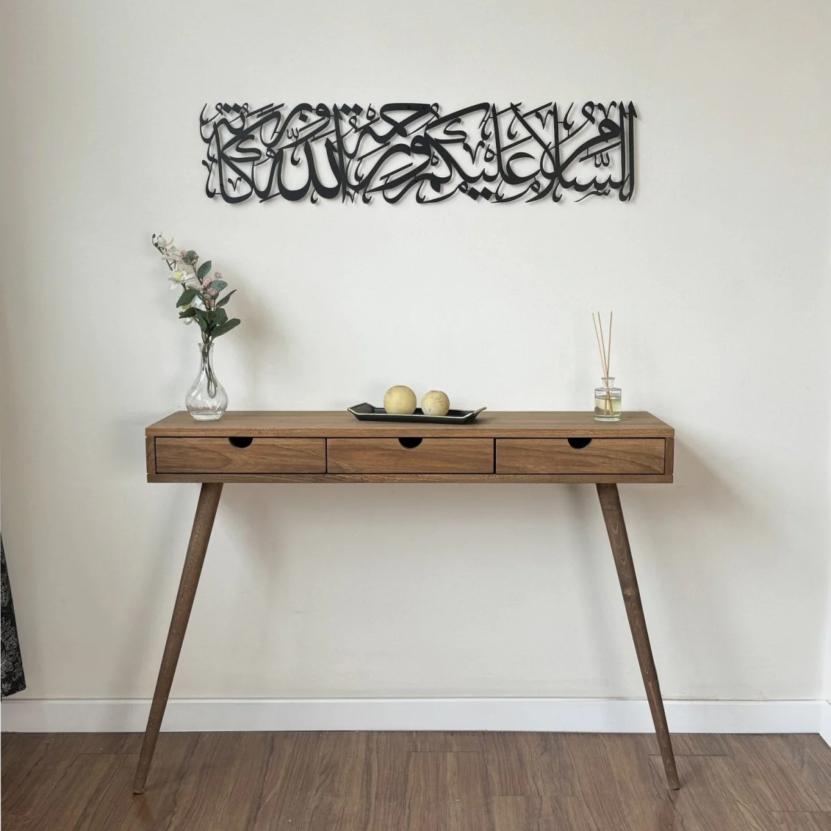 Assalamu Alaikum Wa Rahmatullahi Wa Barakatuh Salam - Islamic Wall Art, Matte Metal - Image 5