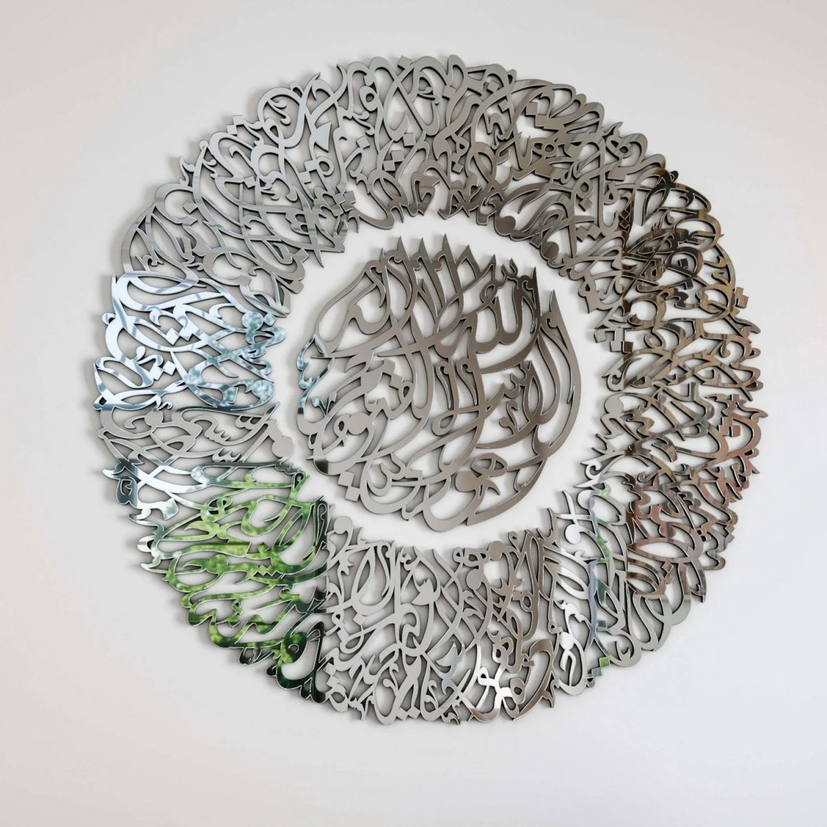 Ayatul Kursi Diwani Calligraphy Wooden Acrylic Islamic Wall Art - Image 8