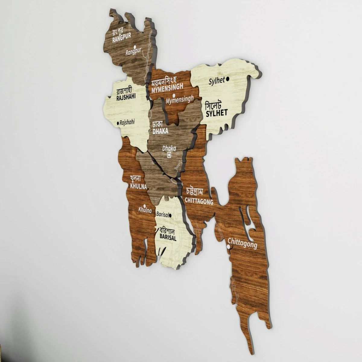 Bangladesh Country Map - Wooden Wall Decor - Image 2