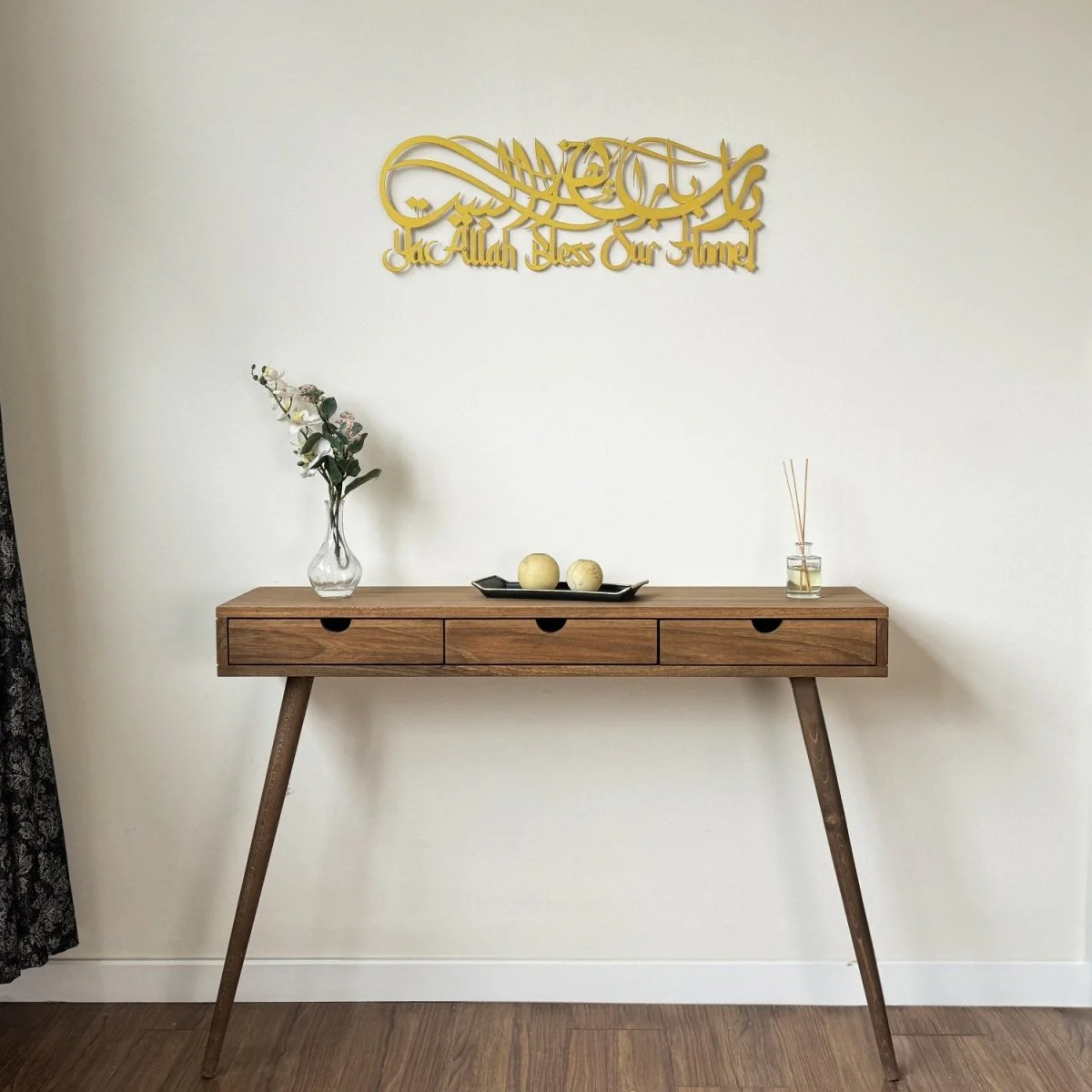 Dua For Barakah Metal Islamic Wall Art - Latin & Arabic Calligraphy - Image 13