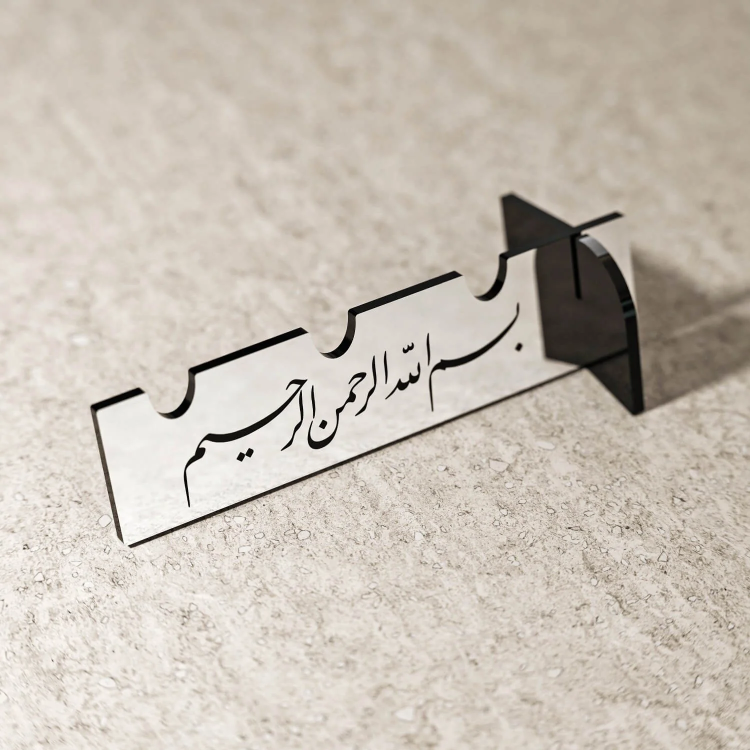 Basmala Acrylic Cutlery Holder – Modern Mirror Finish Iftar Table Decor - Image 17