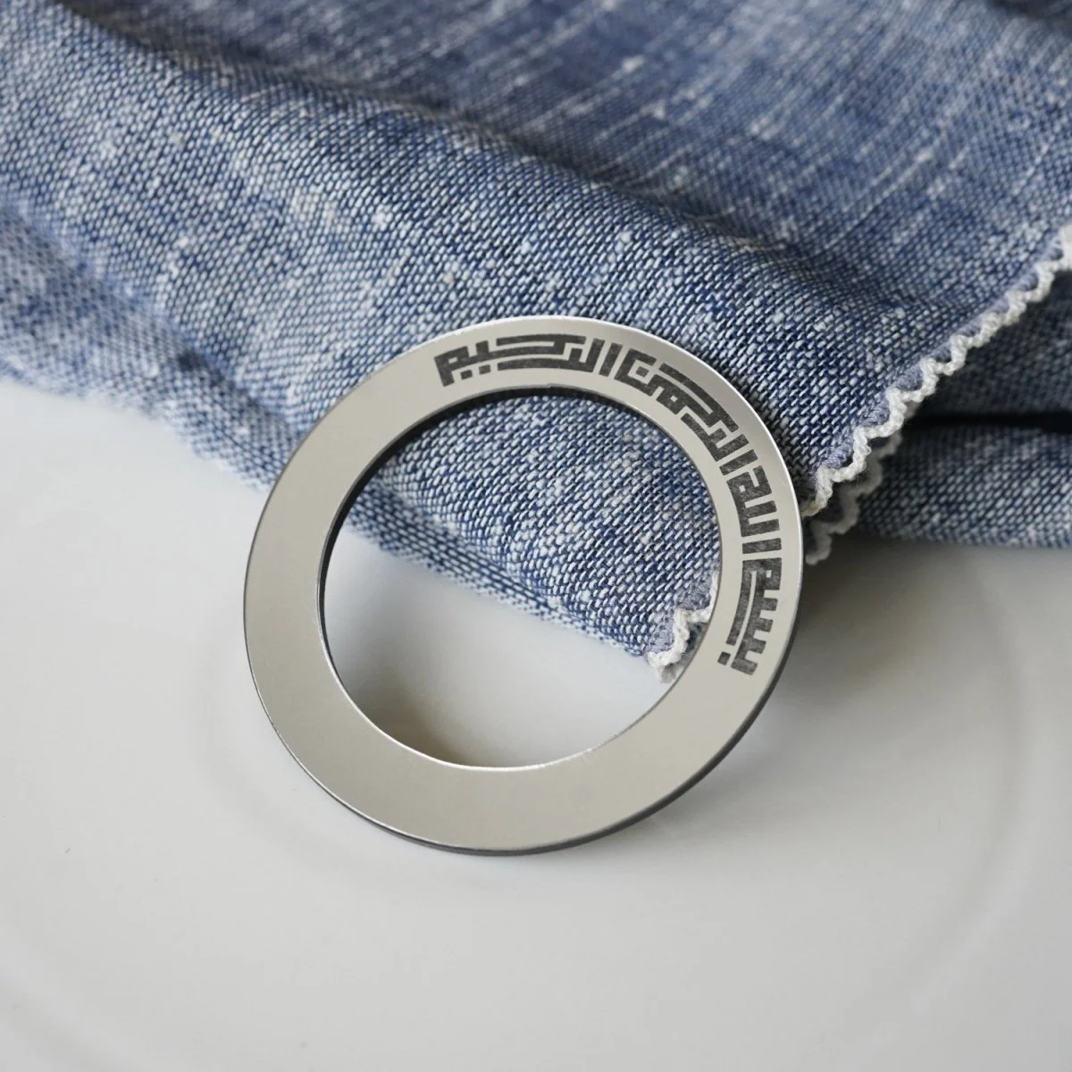 Bismillah Circular Napkin Holder - Kufic Calligraphy | Islamic Dining Table Decor - Image 18