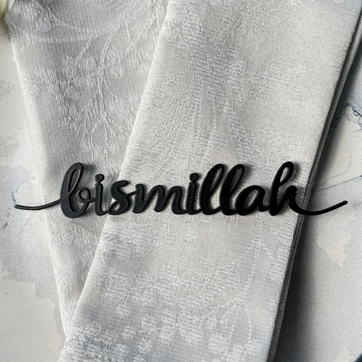 Bismillah Metal Napkin Ornament Iftar & Eid Dinner Table Setting Decor - Image 16