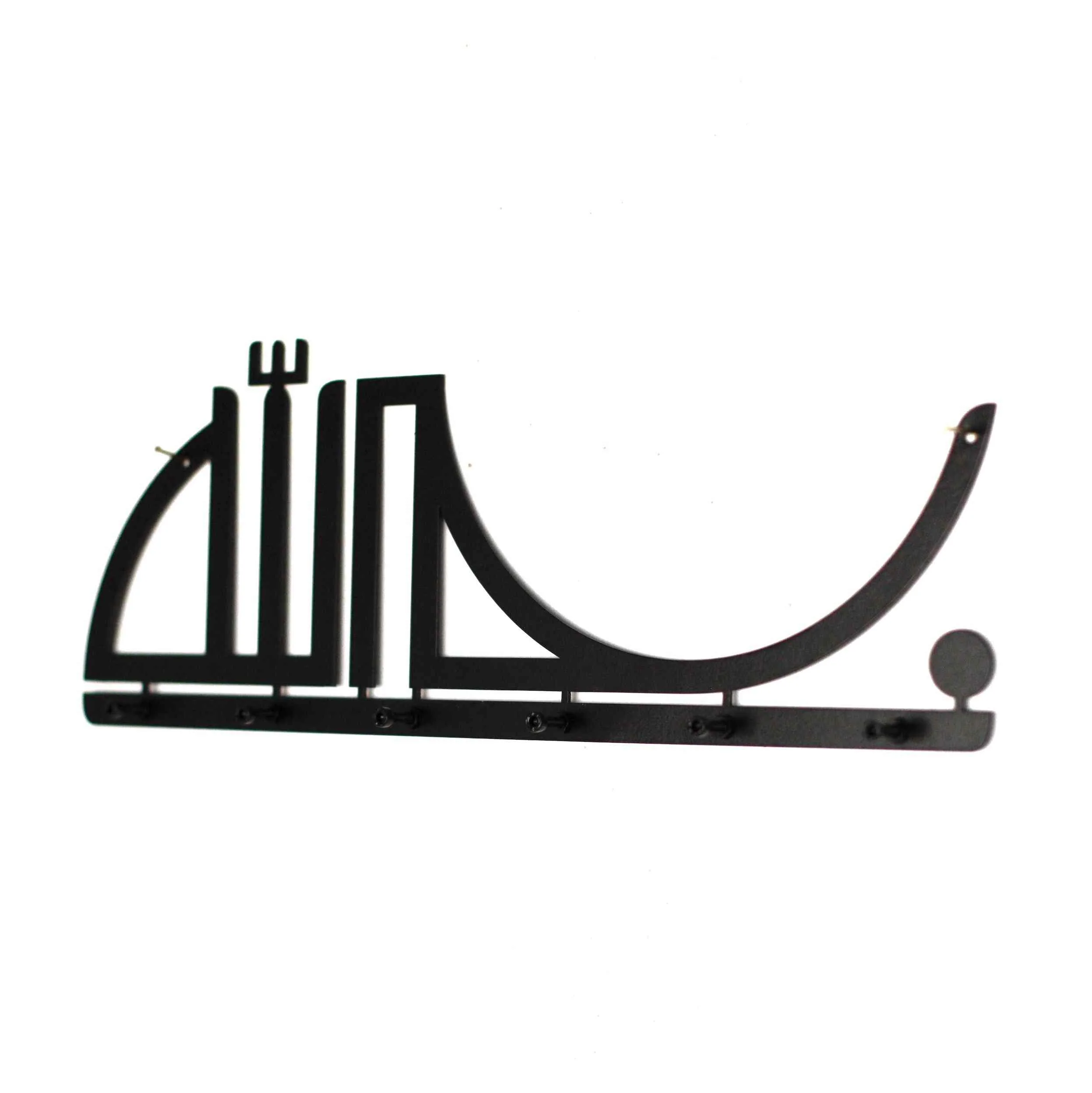 Bismillah Key Holder Decor - Metal Islamic Wall Art - Image 5