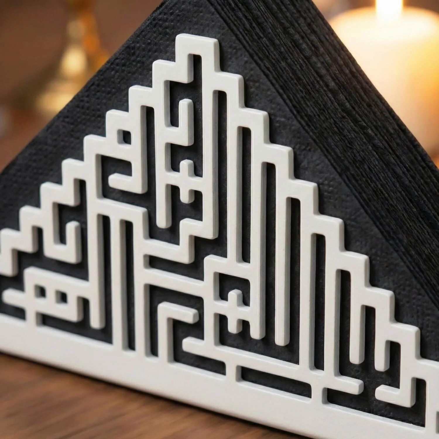 Bismillah Kufic Metal Napkin Holder – Islamic Iftar Table Decor - Image 12