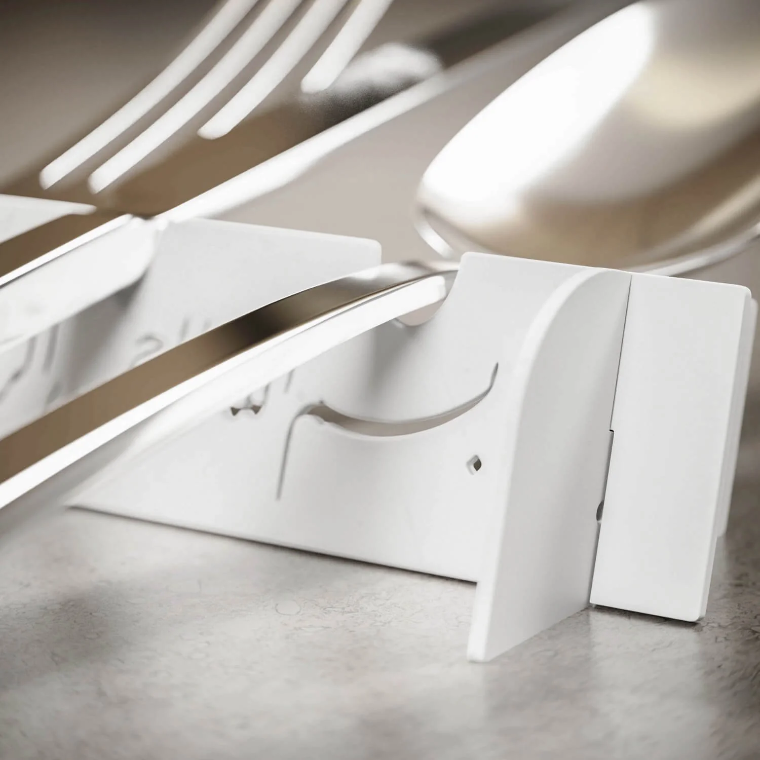 Bismillah Metal Cutlery Holder – Islamic Table Decor - Image 3