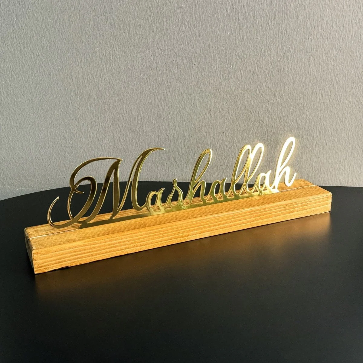 Islamic Tabletop Decors - Bismillah Subhanallah Alhamdulillah MashaAllah AllahuAkbar | Latin Calligraphy - Image 10