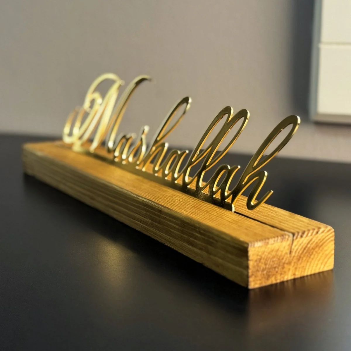 Islamic Tabletop Decors - Bismillah Subhanallah Alhamdulillah MashaAllah AllahuAkbar | Latin Calligraphy - Image 11