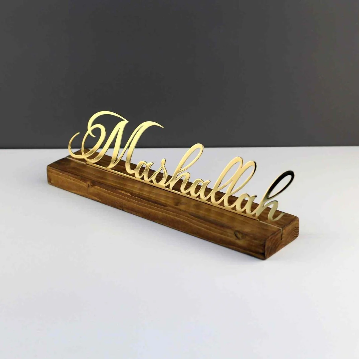 Islamic Tabletop Decors - Bismillah Subhanallah Alhamdulillah MashaAllah AllahuAkbar | Latin Calligraphy - Image 21