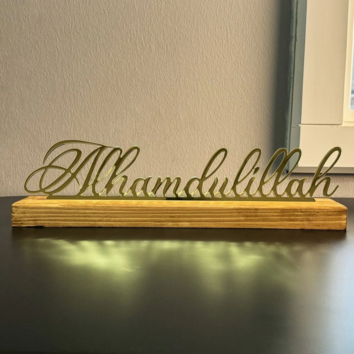 Islamic Tabletop Decors - Bismillah Subhanallah Alhamdulillah MashaAllah AllahuAkbar | Latin Calligraphy - Image 7