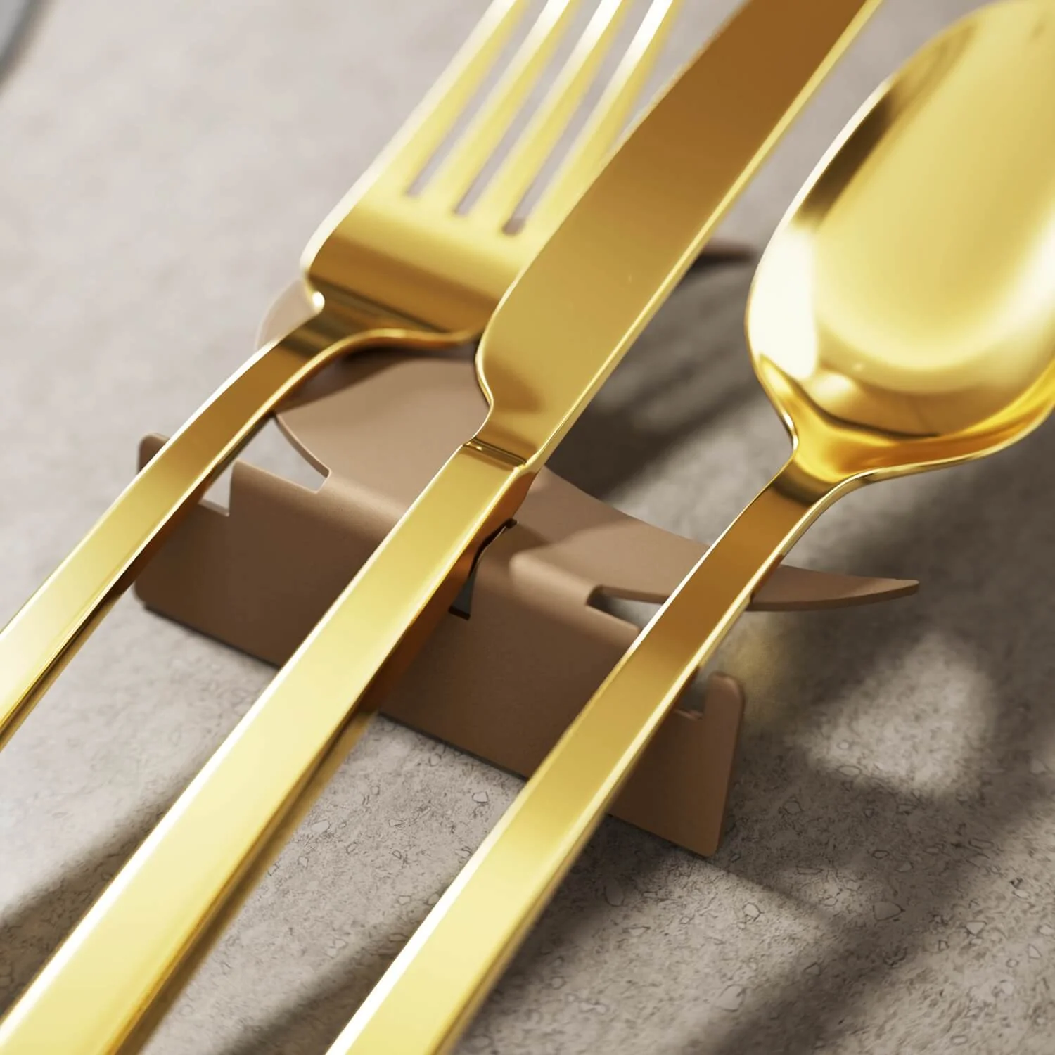 Crescent Moon Metal Cutlery Holder – Ramadan Table Decor - Image 13