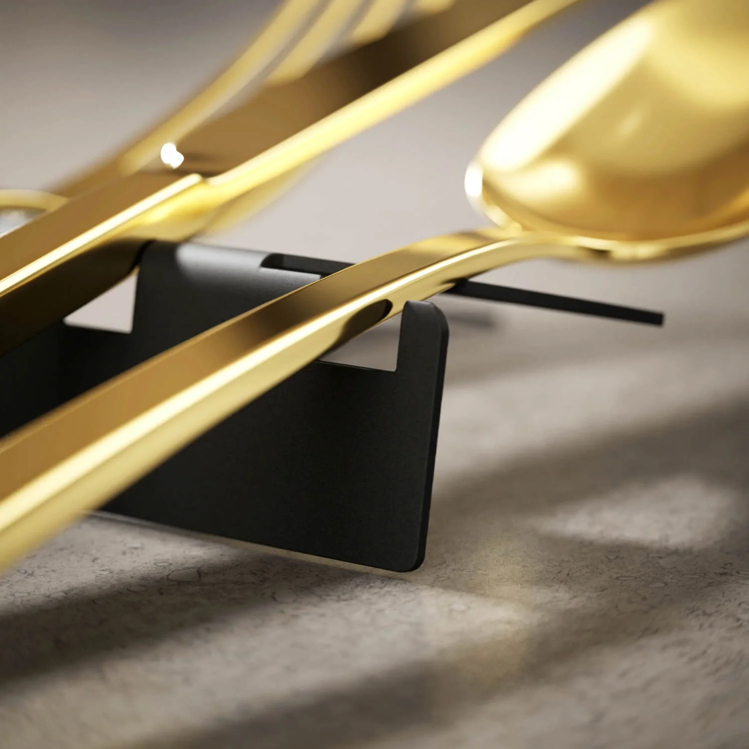 Crescent Moon Metal Cutlery Holder – Ramadan Table Decor - Image 7