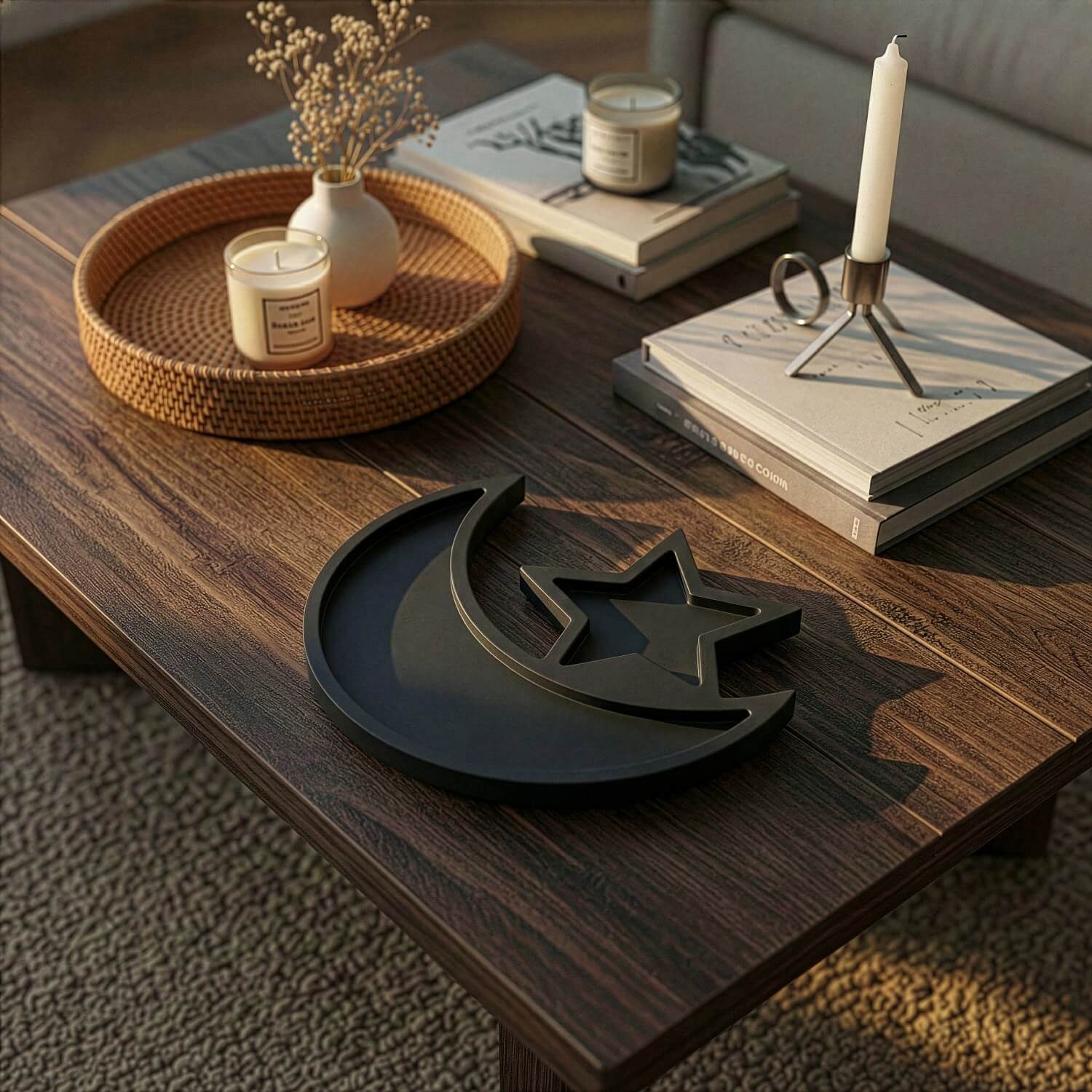 Crescent Moon & Star Serving Platter – Ramadan Date Tray - Image 6