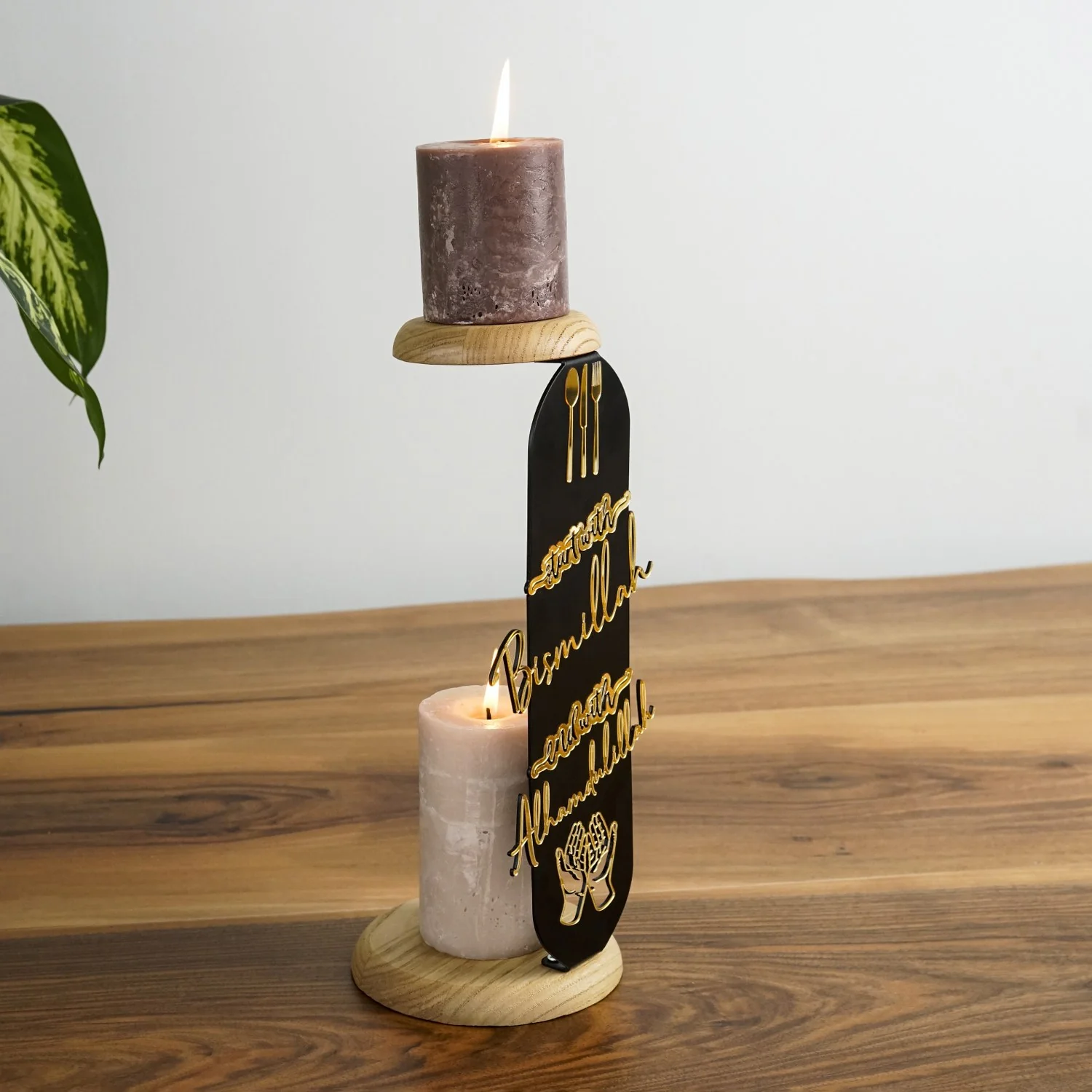 Dining Table Decor - Islamic Candleholder | Start with Bismillah, End with Alhamdulillah - Image 9