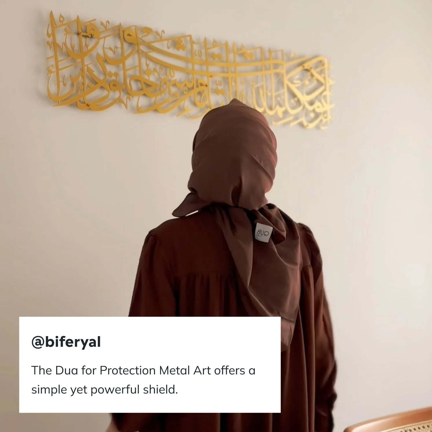 Dua for Protection Islamic Wall Art, Islamic Home Decor for Living Room - Image 4