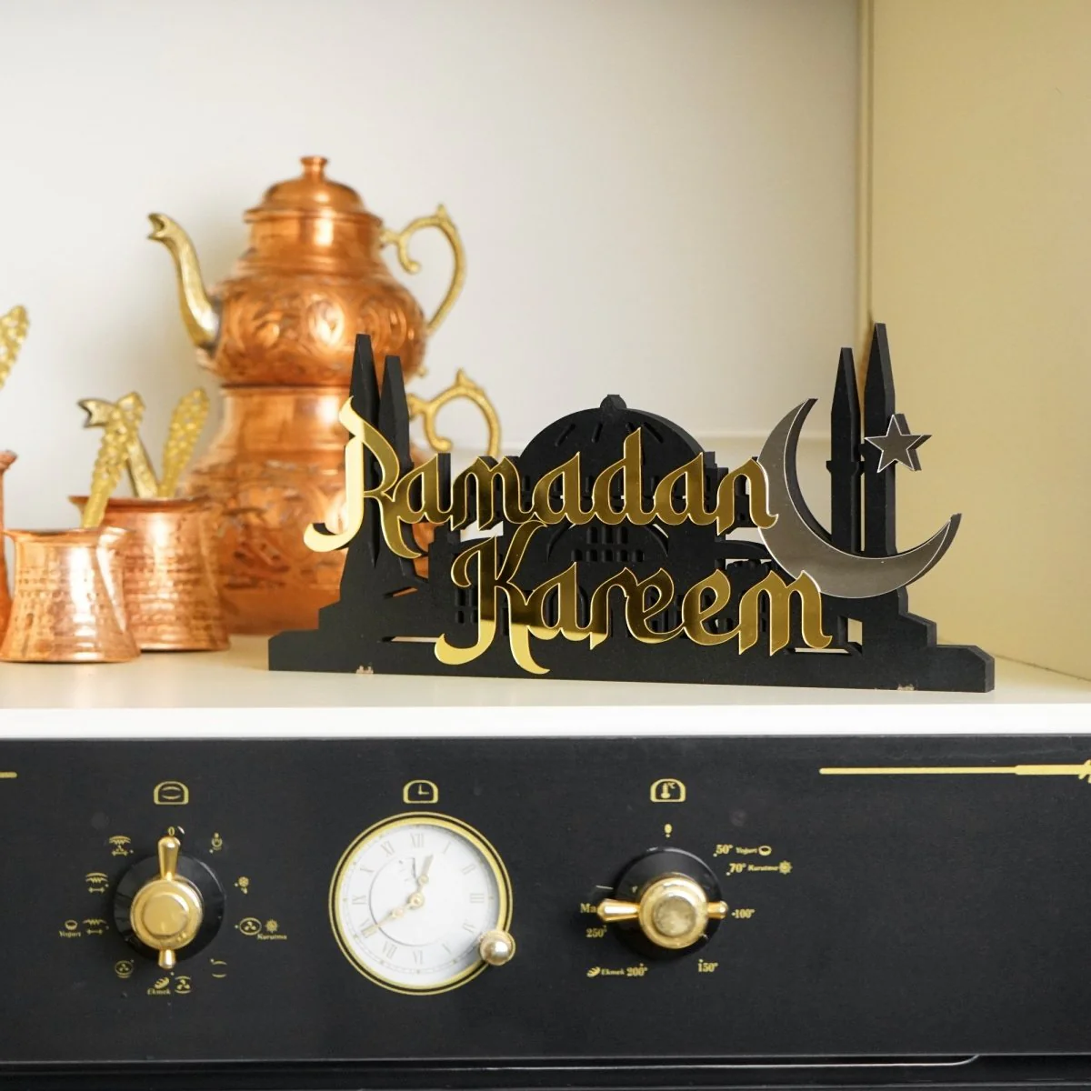 Eid Mubarak Ramadan Decoration Wooden Islamic Gift Table Decor - Image 10