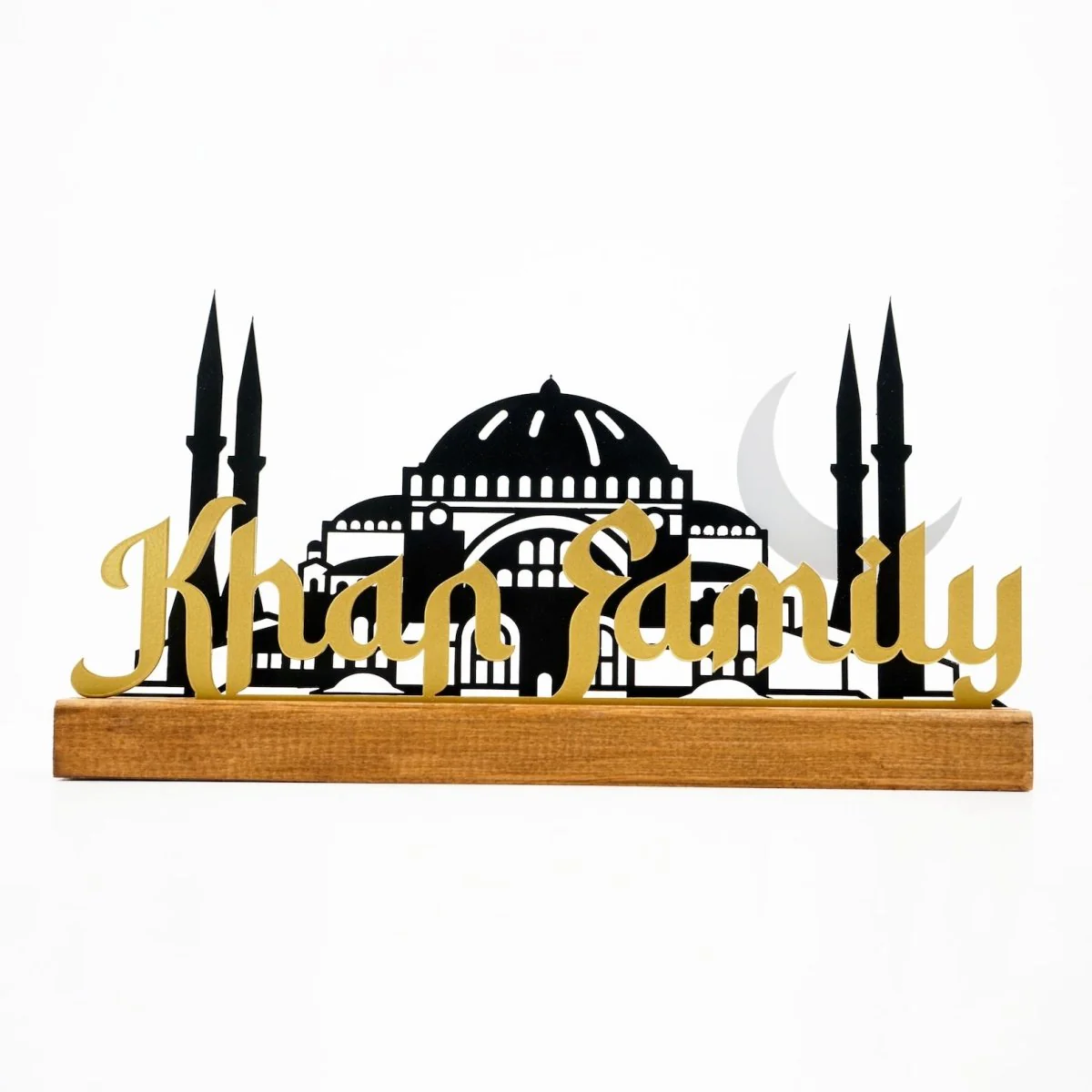 Islamic Table Decor - Hagia Sophia&Mosque Design | Family Name Customizable - Image 11