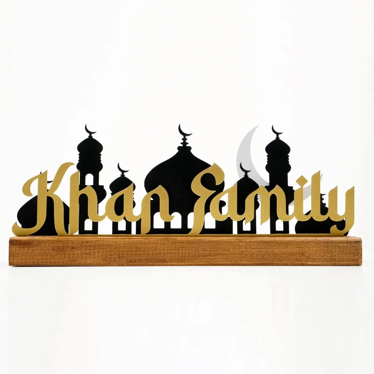 Islamic Table Decor - Hagia Sophia&Mosque Design | Family Name Customizable - Image 2