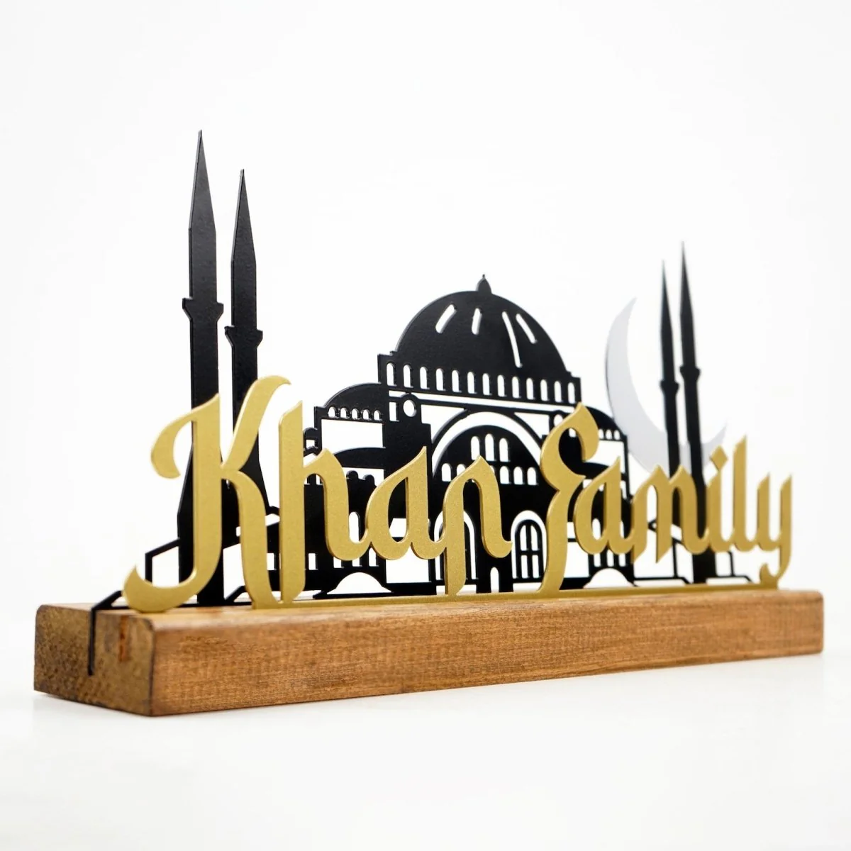 Islamic Table Decor - Hagia Sophia&Mosque Design | Family Name Customizable - Image 3