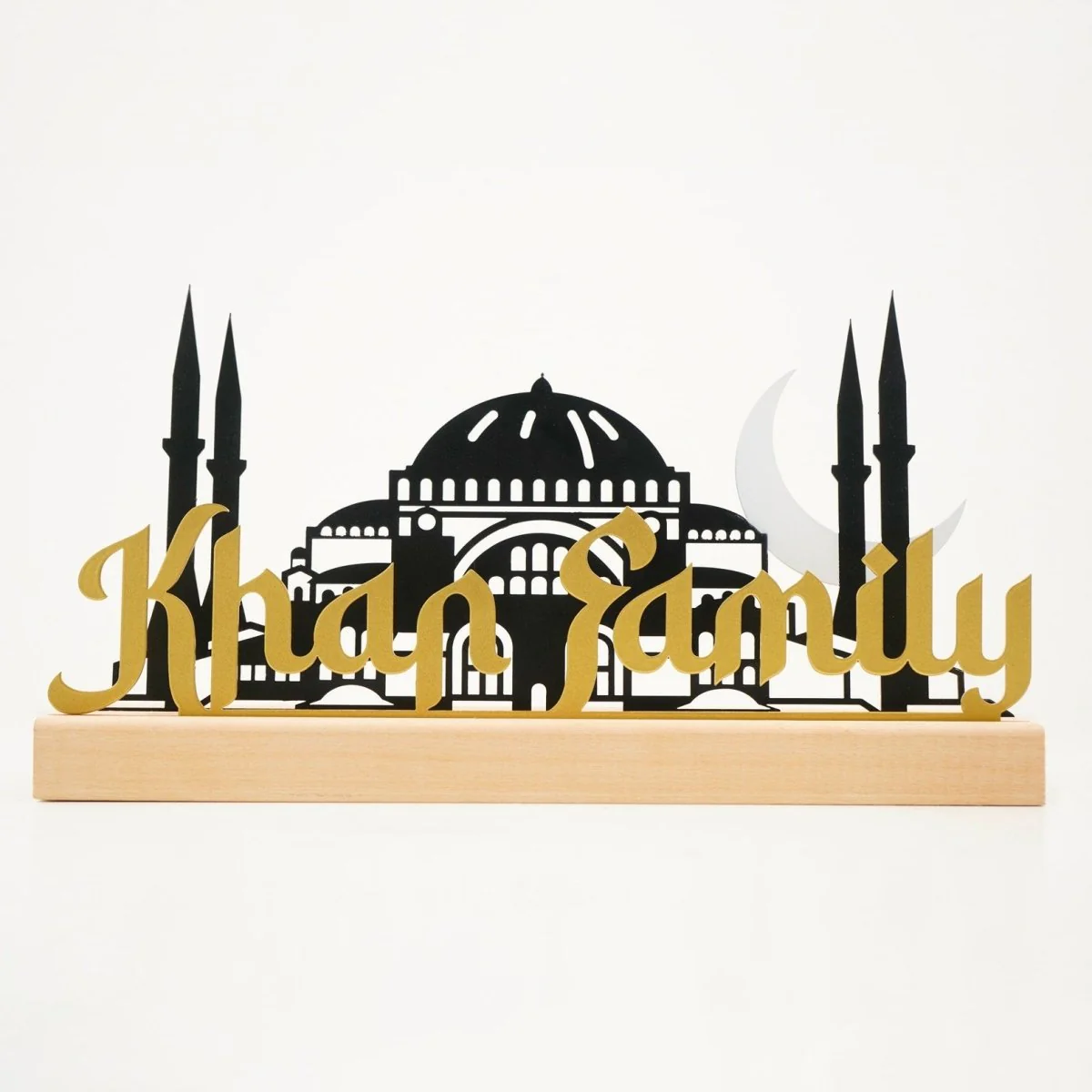 Islamic Table Decor - Hagia Sophia&Mosque Design | Family Name Customizable - Image 6