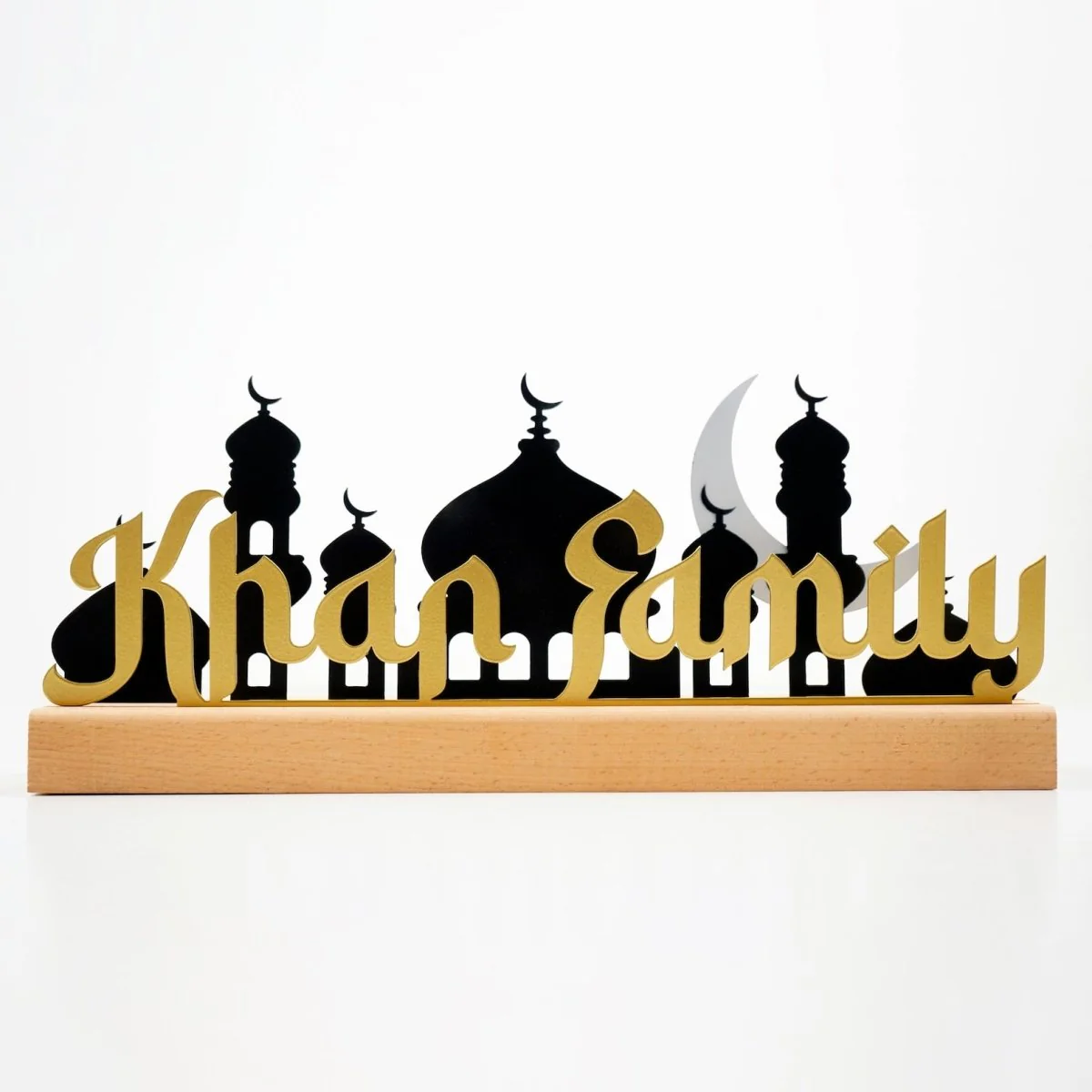 Islamic Table Decor - Hagia Sophia&Mosque Design | Family Name Customizable - Image 9