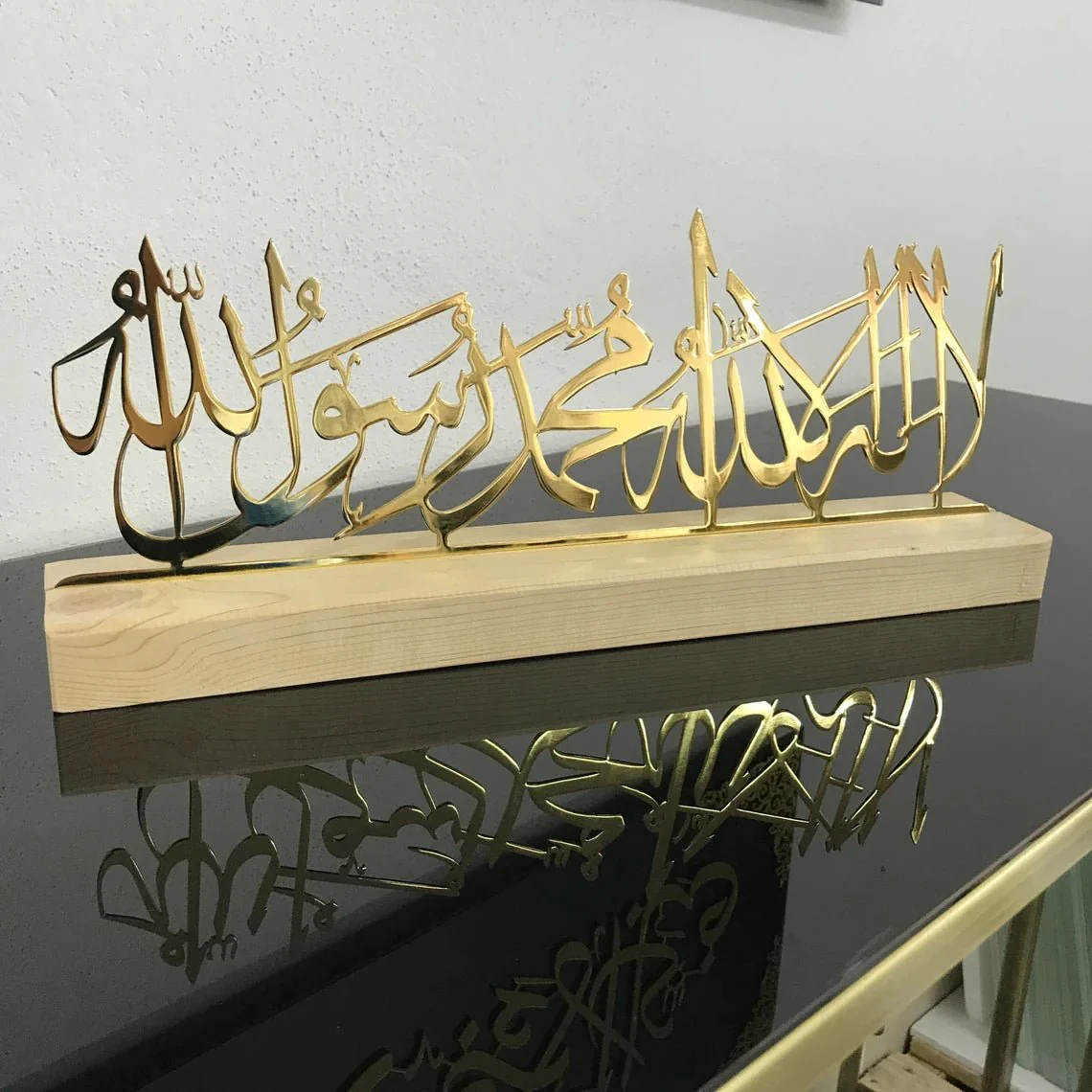 First Kalima Arabic Calligraphy Islamic Art Tabletop Decor - Image 6