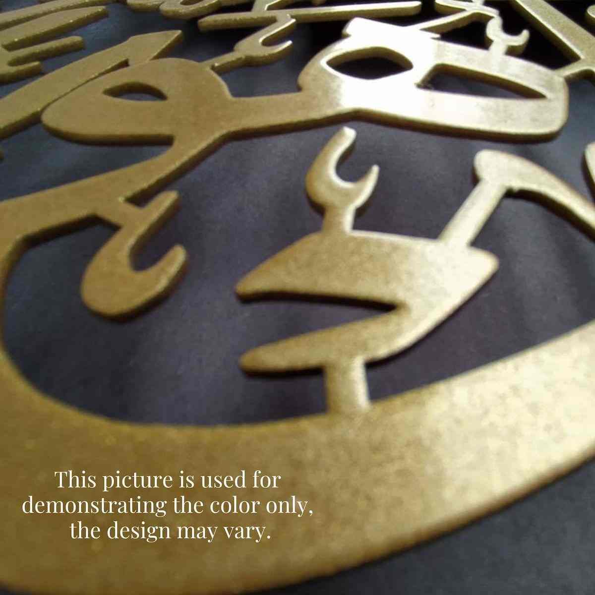 First Kalima Circular Metal Islamic Wall Art - Image 10
