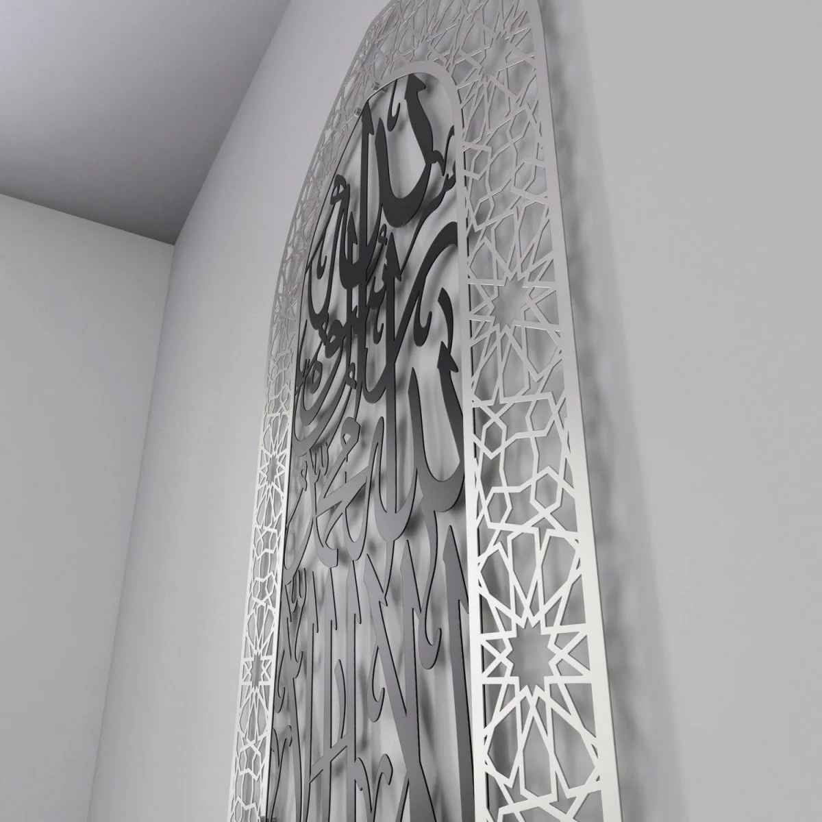 First Kalima Metal Mihrab - Dome Design Prayer Room Decor - Image 29