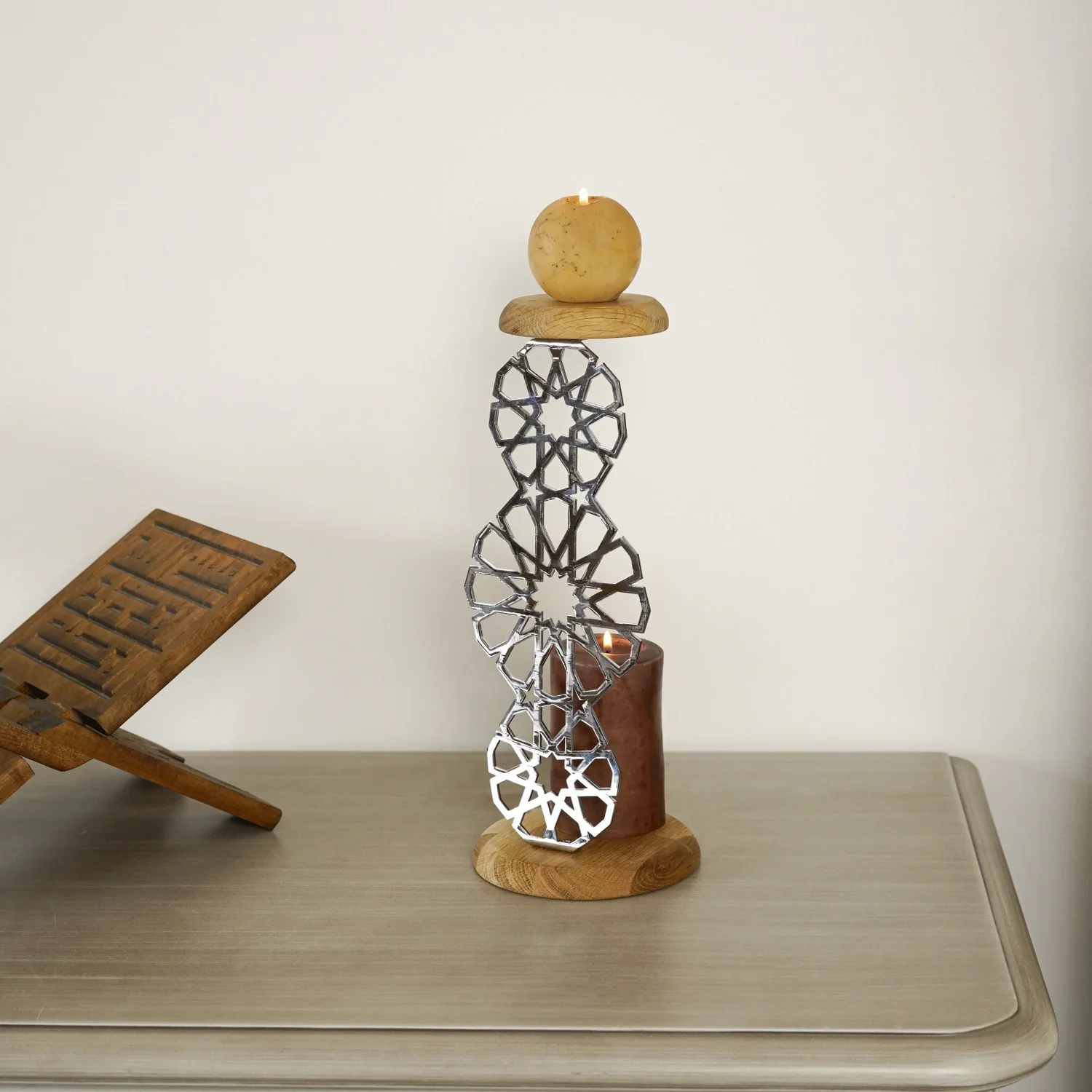 Geometric Islamic Candle Holder - Spiritual Decor - Image 15