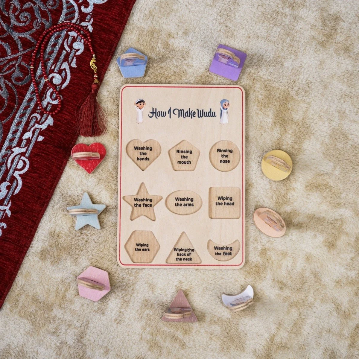 How I Make Wudu – Islamic Education Through Play | Islamic Art Decor for Children - Image 5