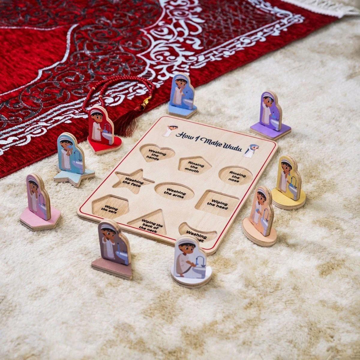 How I Make Wudu – Islamic Education Through Play | Islamic Art Decor for Children - Image 9