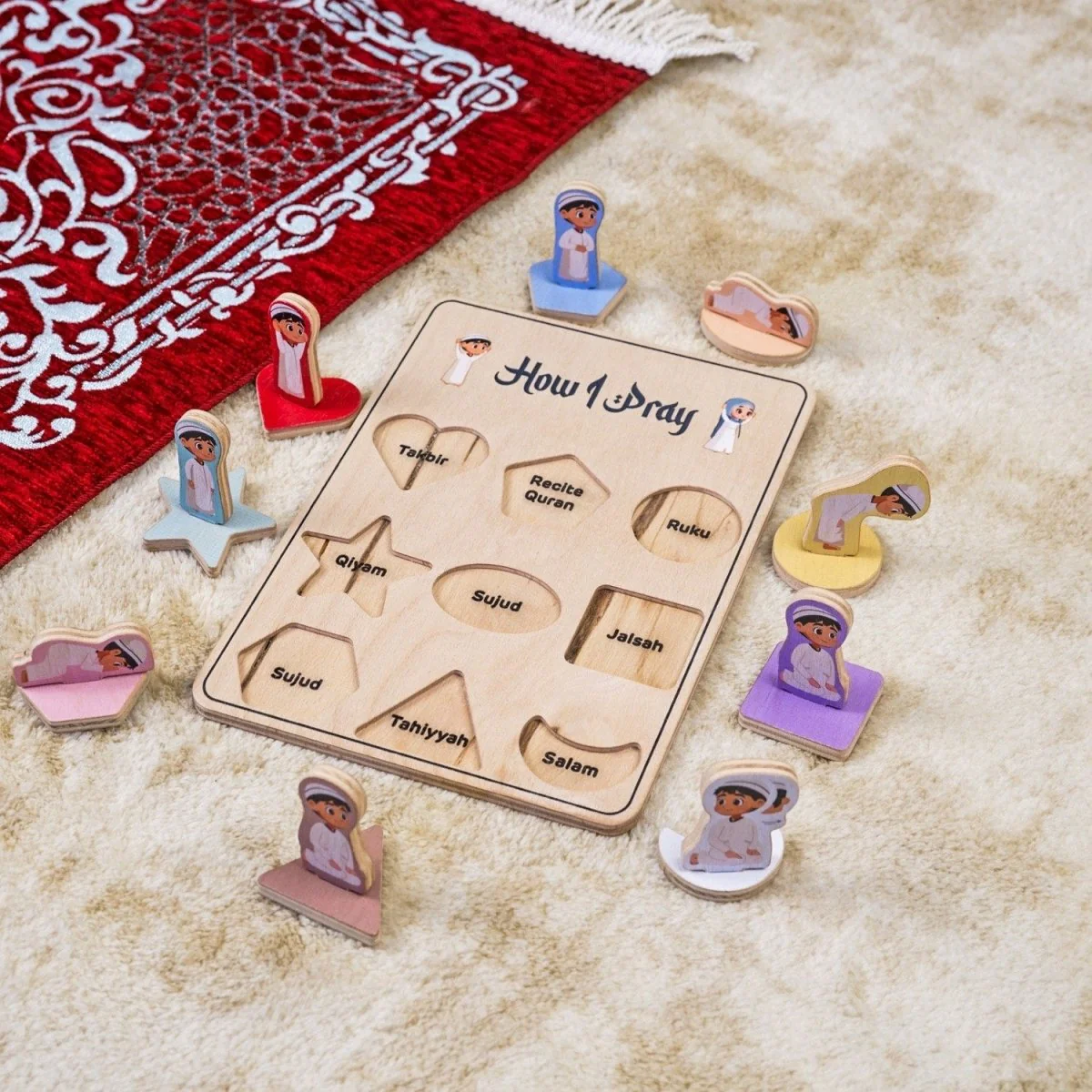 How I Pray for Kids – Islamic Play Art Decor | Help Kids Love Salah - Image 4