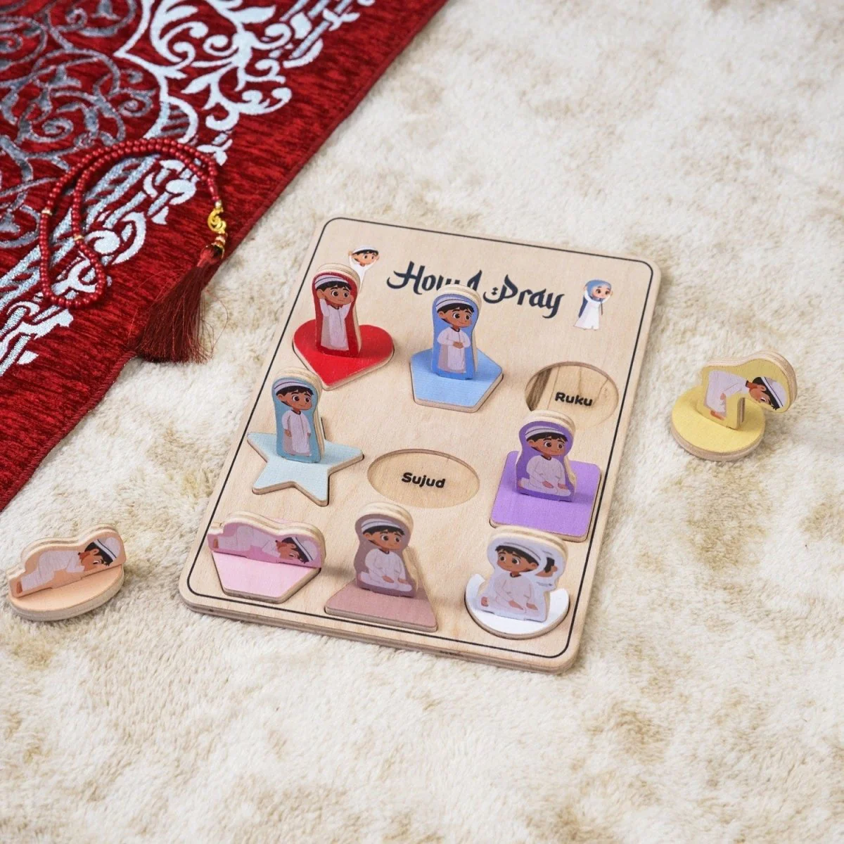 How I Pray for Kids – Islamic Play Art Decor | Help Kids Love Salah - Image 8