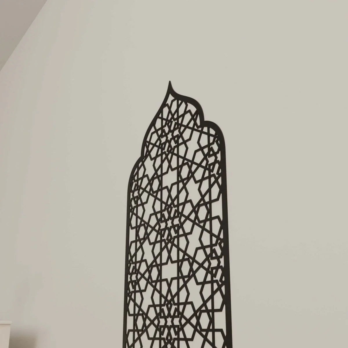 Interior Mihrab Wooden Prayer Niche - Islamic Home Decor | 6-Pointed Star - Image 3