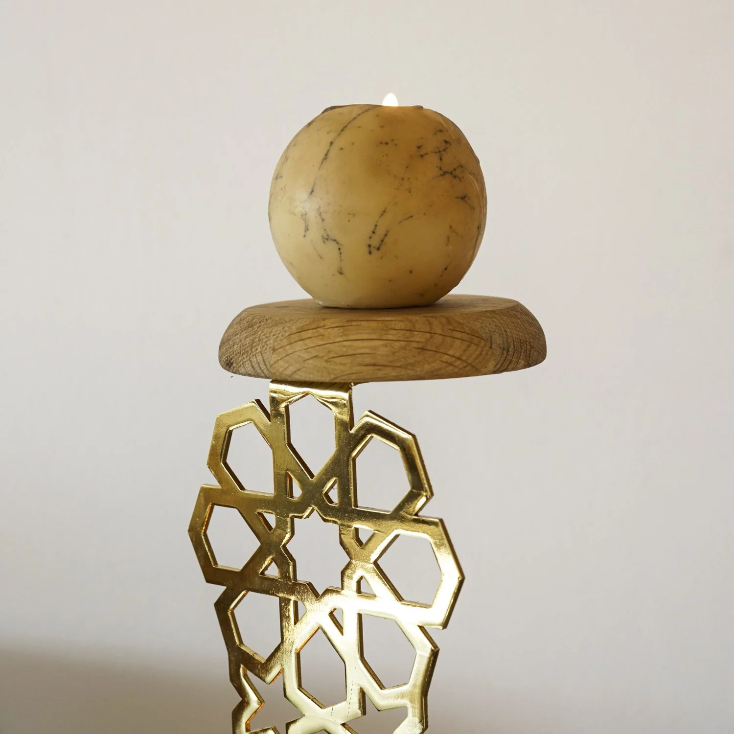 Metal Candleholder Islamic Table Decor - Geometric Design Muslim Gift - Image 11