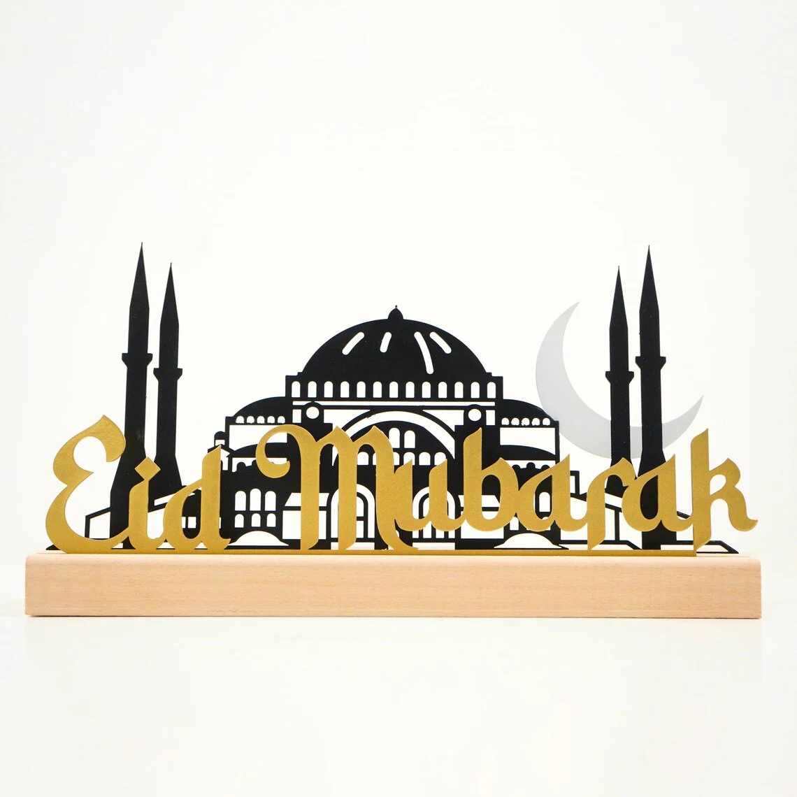 Eid Mubarak | Hagia Sophia & Mosque Design - Islamic Gift Table Art - Image 2
