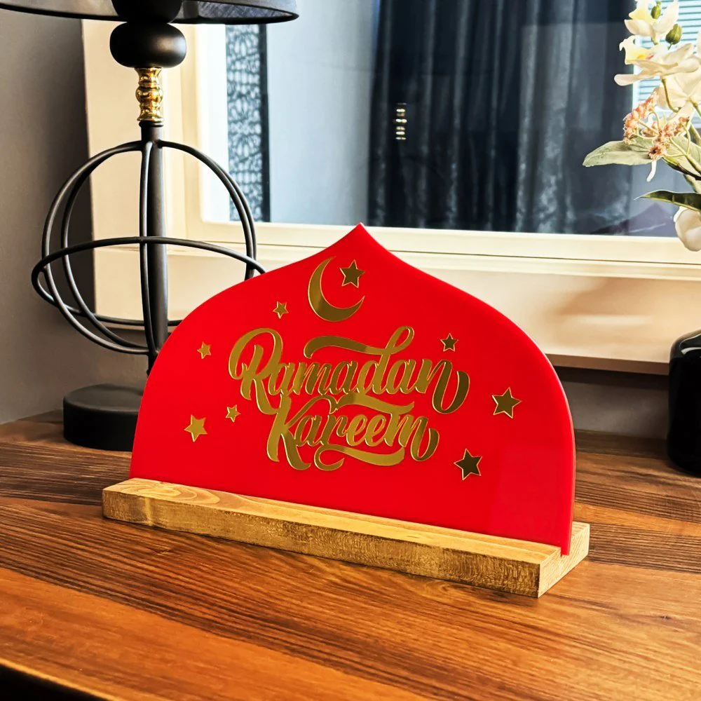 Ramadan Kareem Written Tabletop Decor - Islamic Gift Ramadan Decor - Image 13