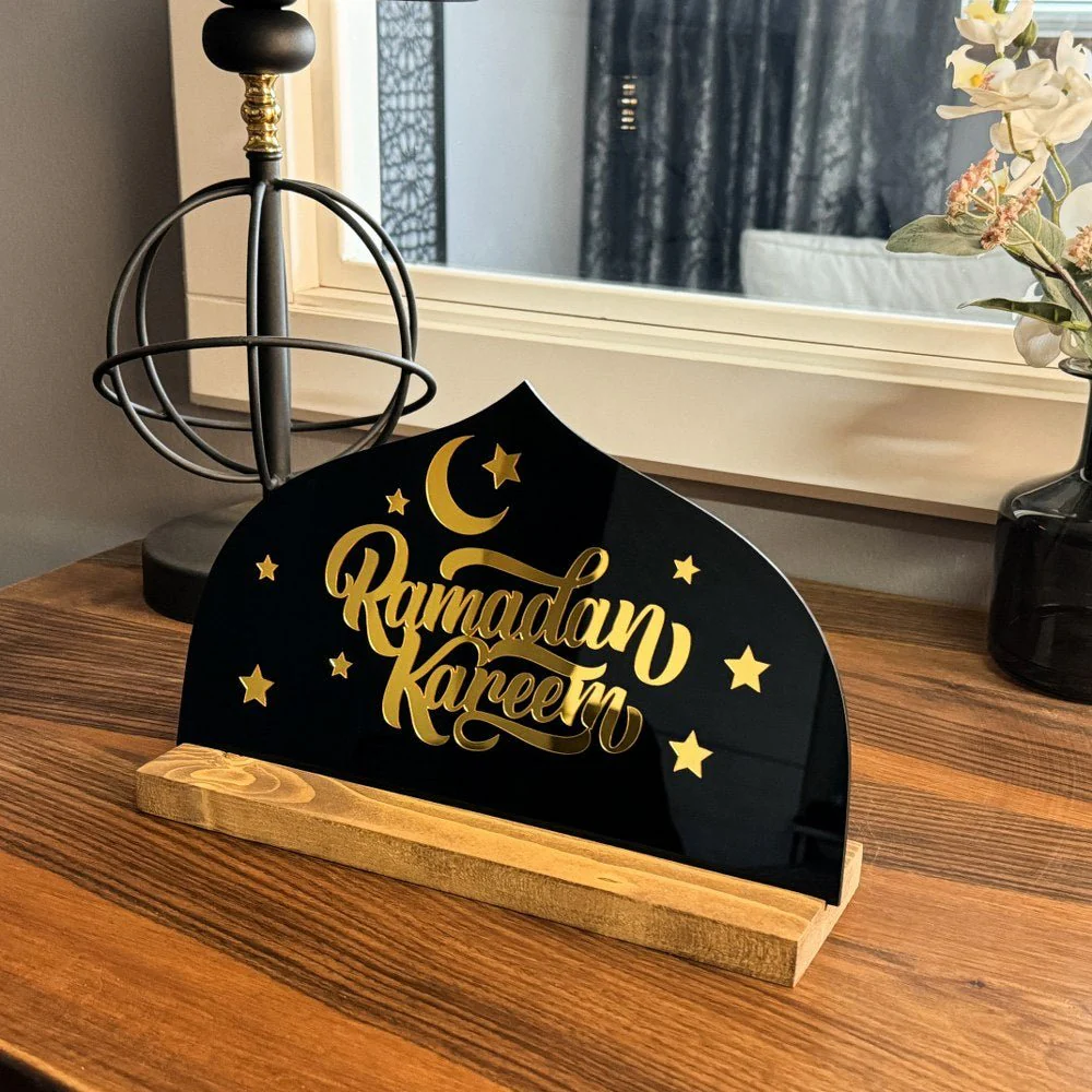 Ramadan Kareem Written Tabletop Decor - Islamic Gift Ramadan Decor - Image 8