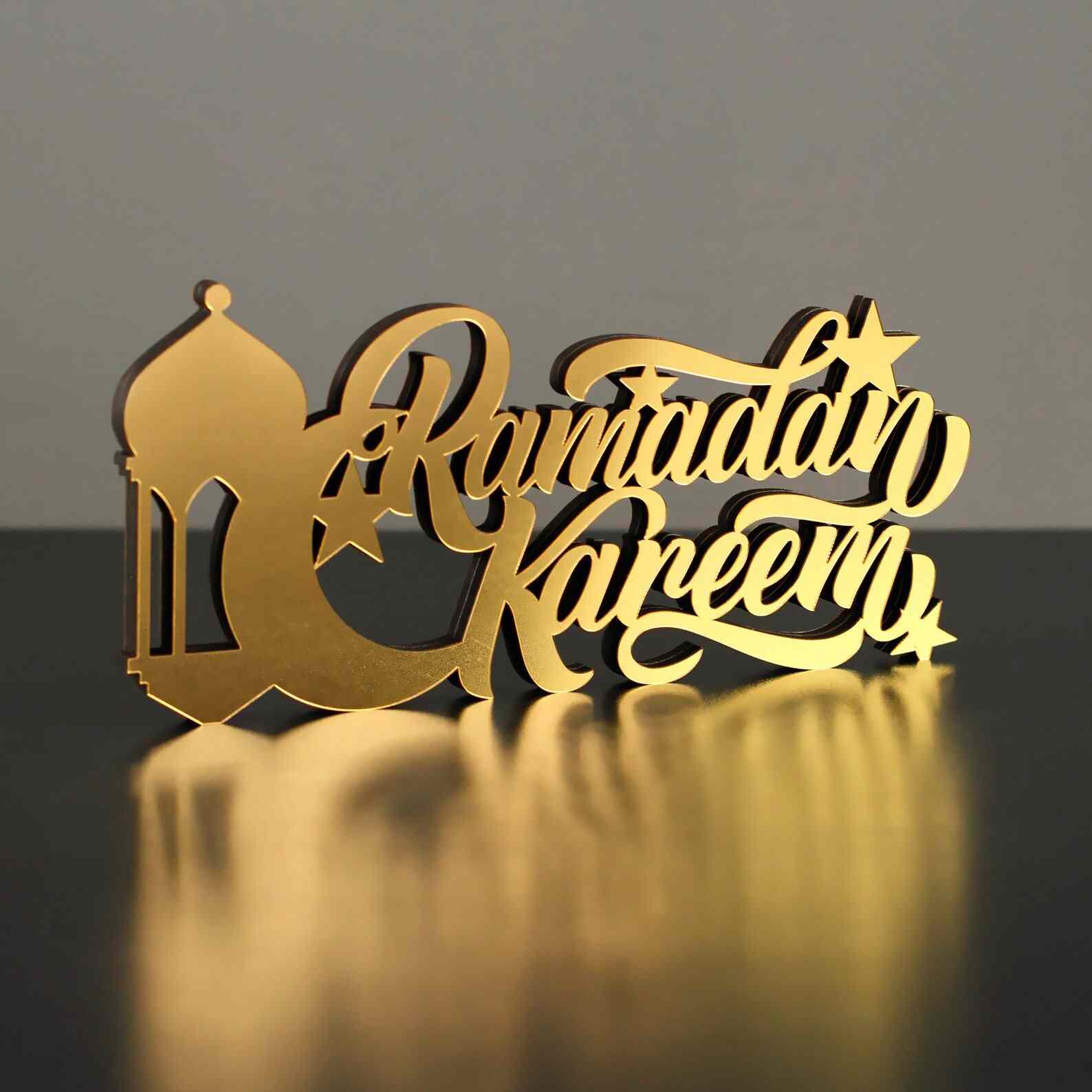 Ramadan Kareem - Islamic Table Art | Muslim Gift - English Calligraphy - Image 13