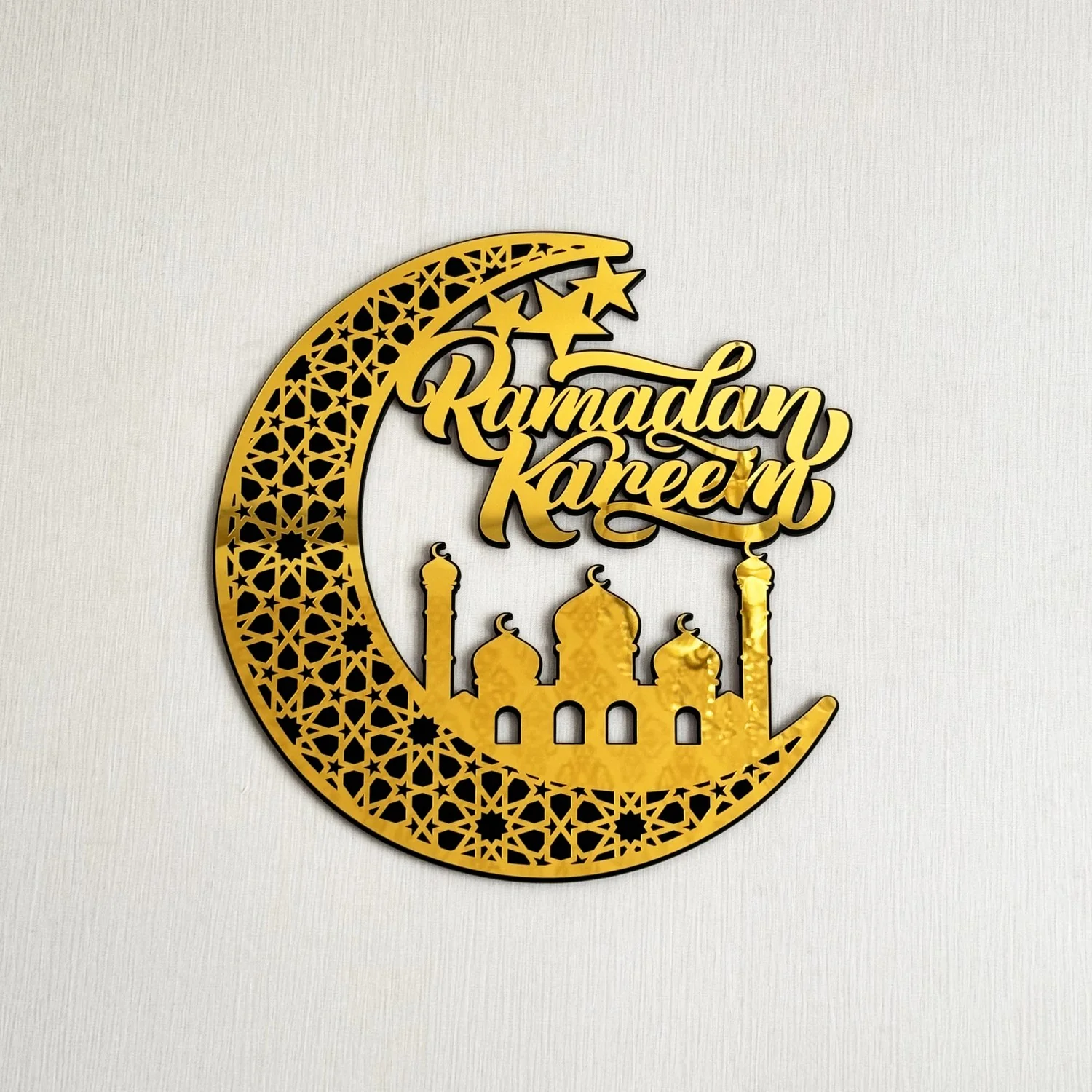 Ramadan Kareem - Wooden Islamic Wall Art | Muslim Gift Lunate Decor - Image 4
