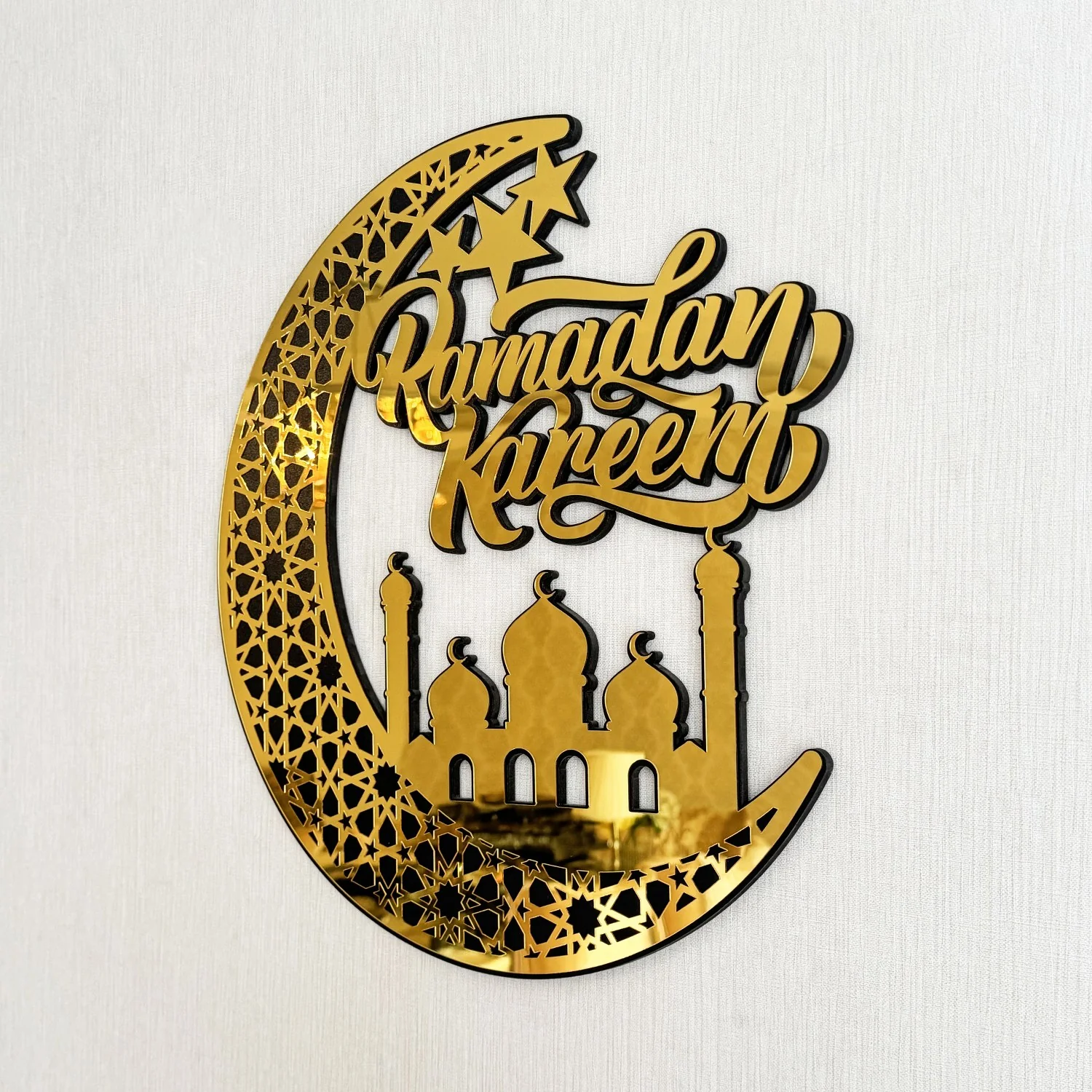 Ramadan Kareem - Wooden Islamic Wall Art | Muslim Gift Lunate Decor - Image 8