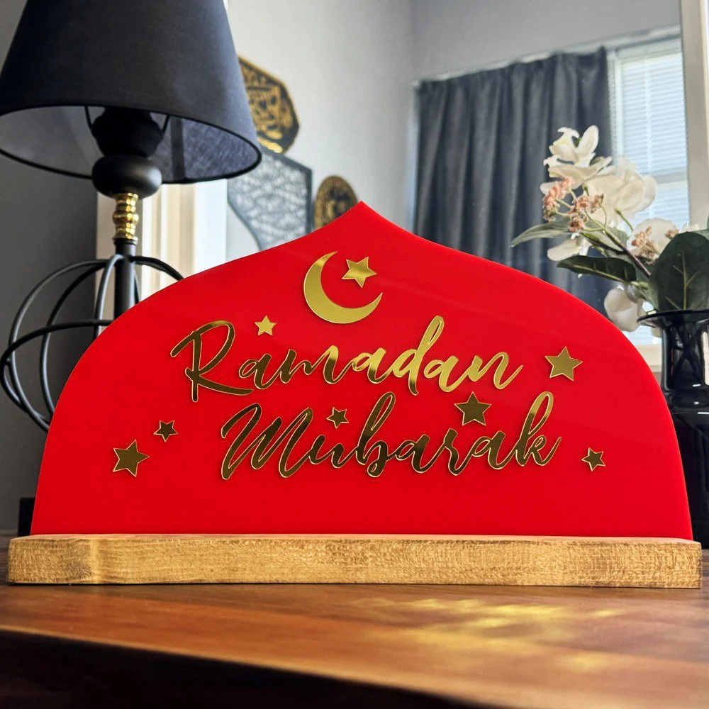 Ramadan Mubarak - Islamic Table Decor for Muslim Gift - Image 14