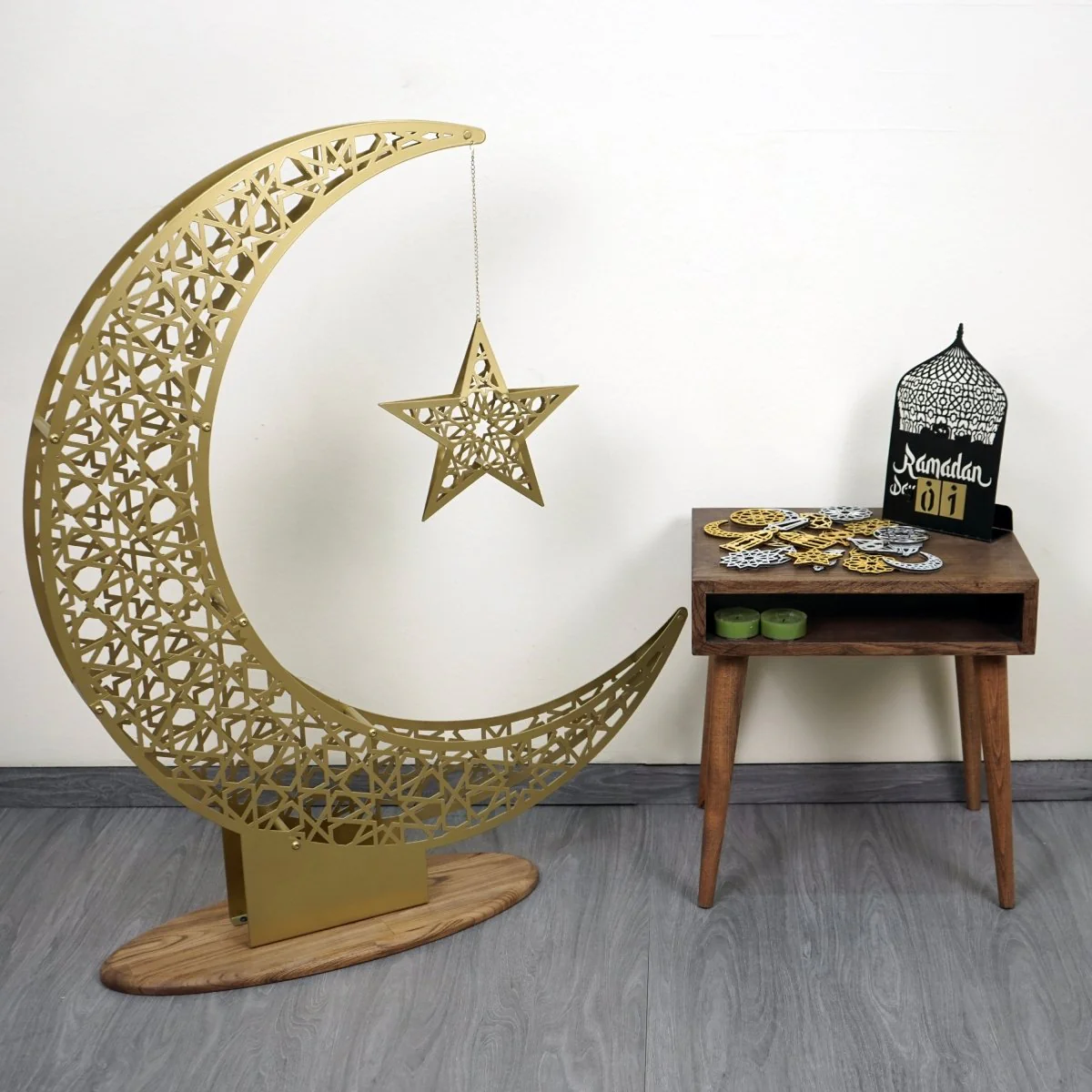 Ramadan Ornaments, Eid Decoration - Islamic Wall Art | Muslim Gift, 22 Pieces - Image 14