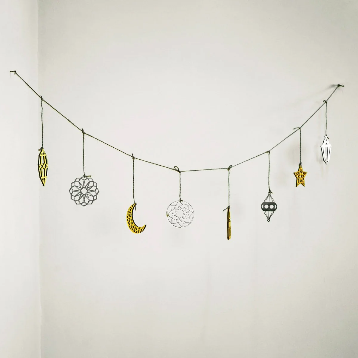 Ramadan Ornaments, Eid Decoration - Islamic Wall Art | Muslim Gift, 22 Pieces - Image 2