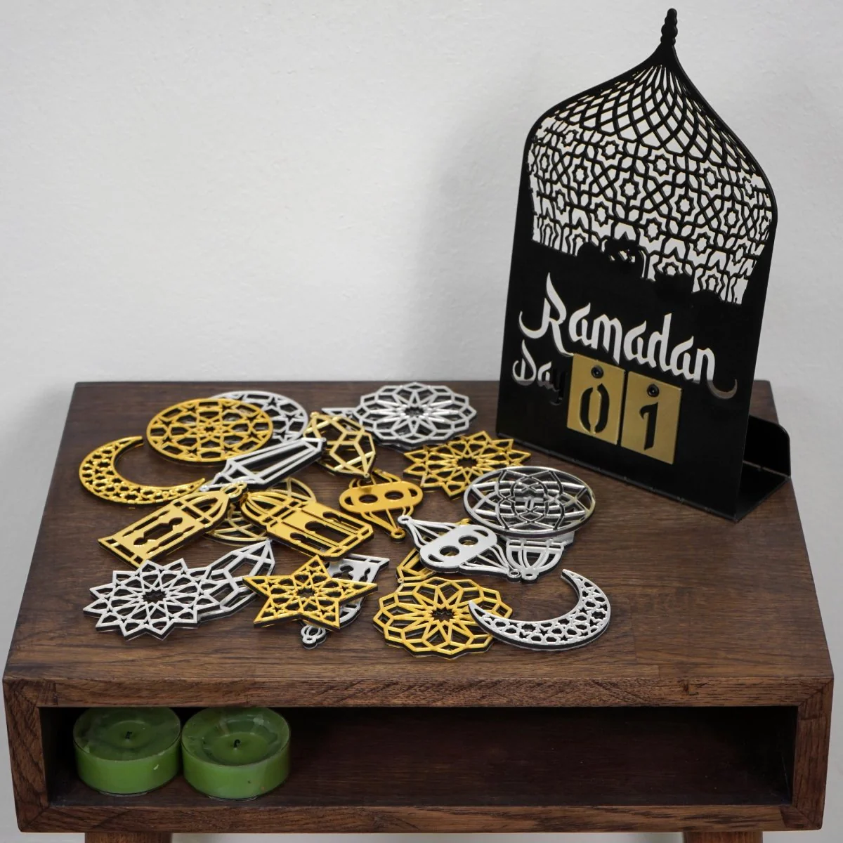 Ramadan Ornaments, Eid Decoration - Islamic Wall Art | Muslim Gift, 22 Pieces - Image 3