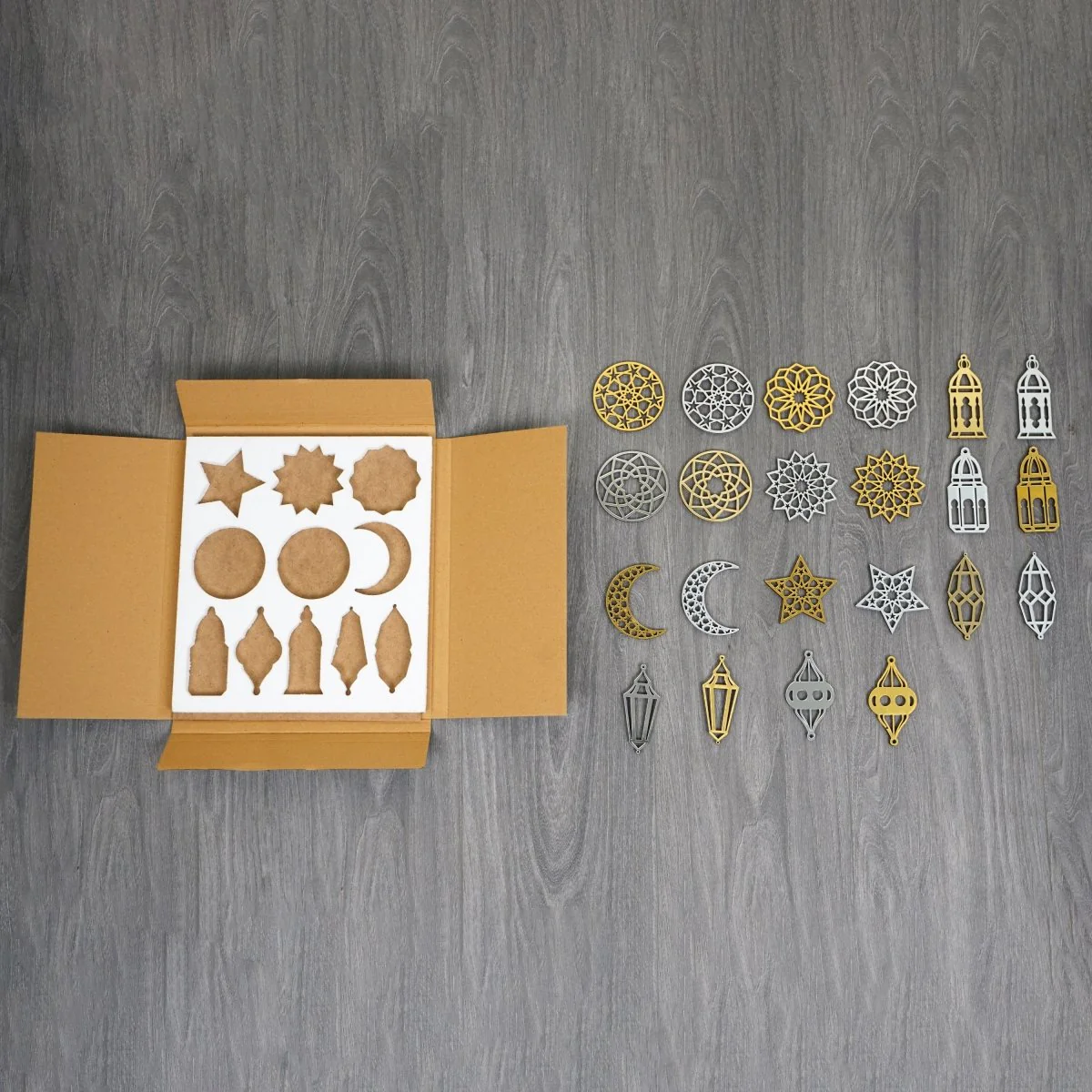 Ramadan Ornaments, Eid Decoration - Islamic Wall Art | Muslim Gift, 22 Pieces - Image 8