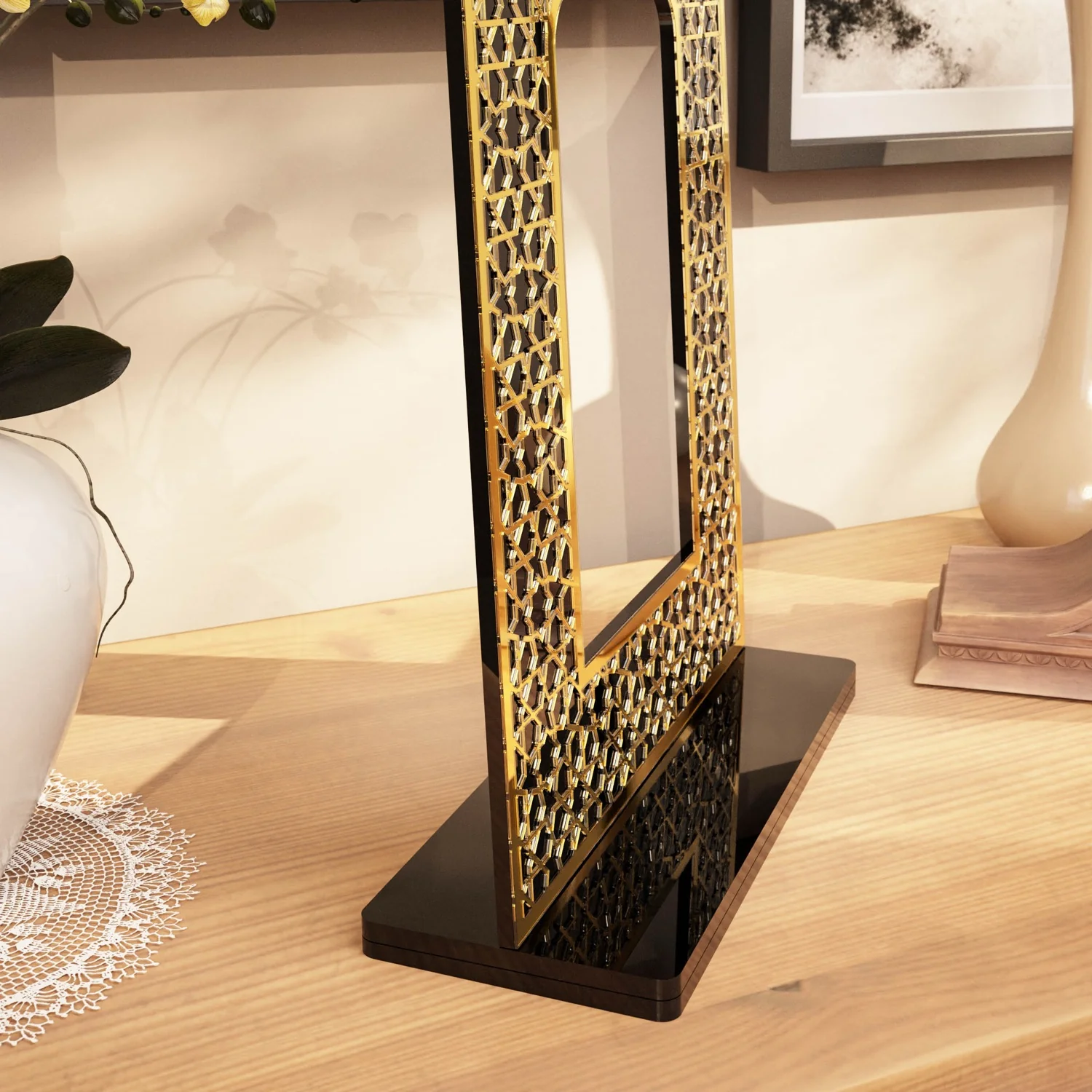 Islamic Mihrab Tabletop Decor – Modern Mosque Arch Art - Image 16